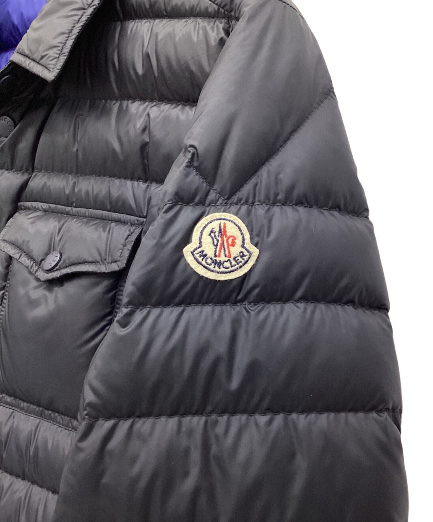 中古・古着通販】MONCLER (モンクレール) ダウンジャケット ネイビー