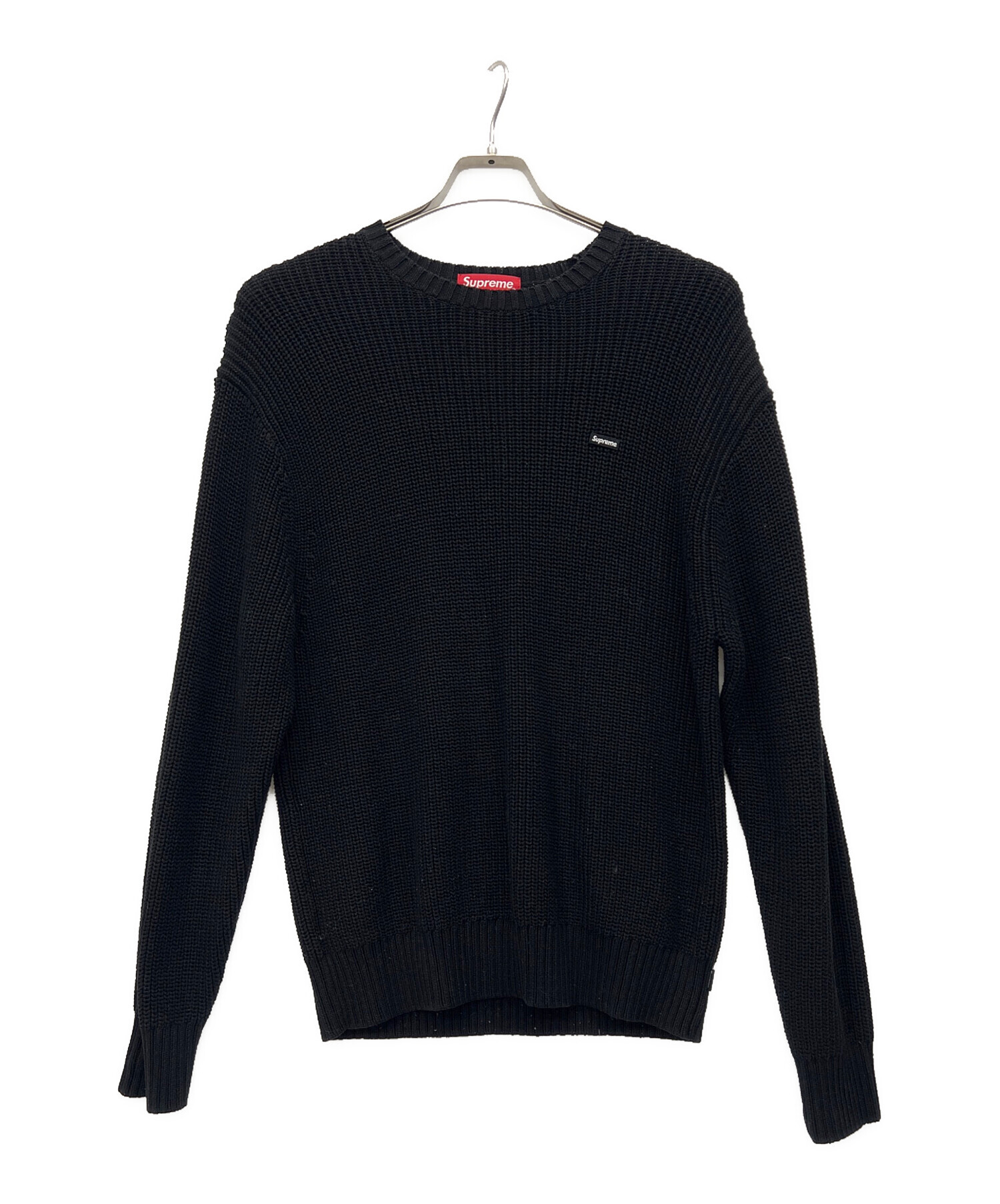 中古・古着通販】SUPREME (シュプリーム) リブニットセーター ブラック