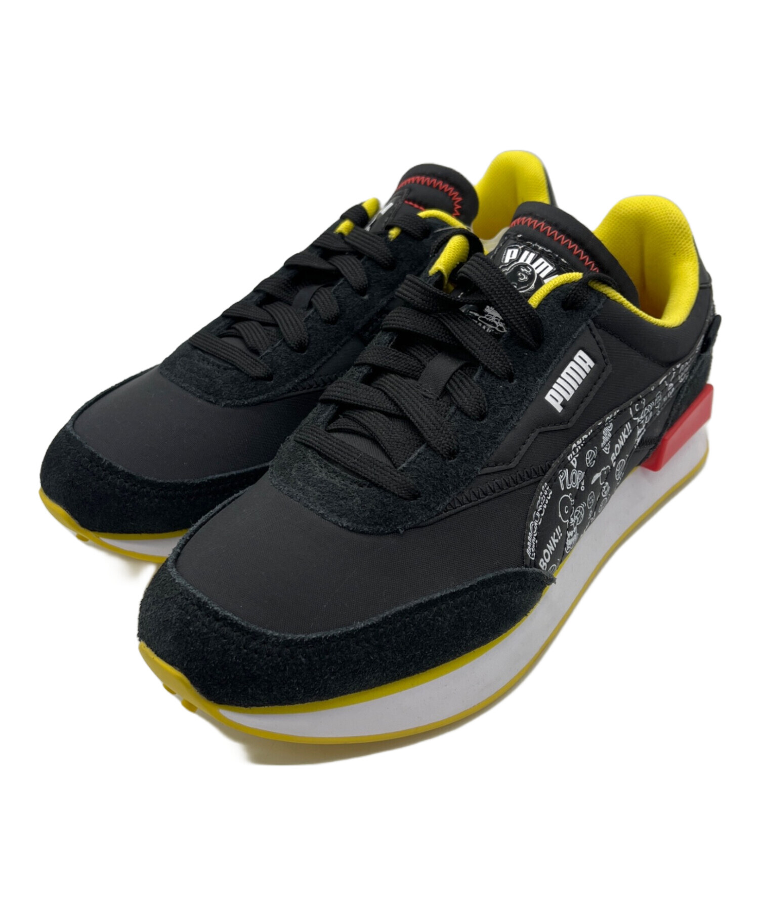中古・古着通販】PUMA (プーマ) スニーカー ブラック サイズ:24.5 未 