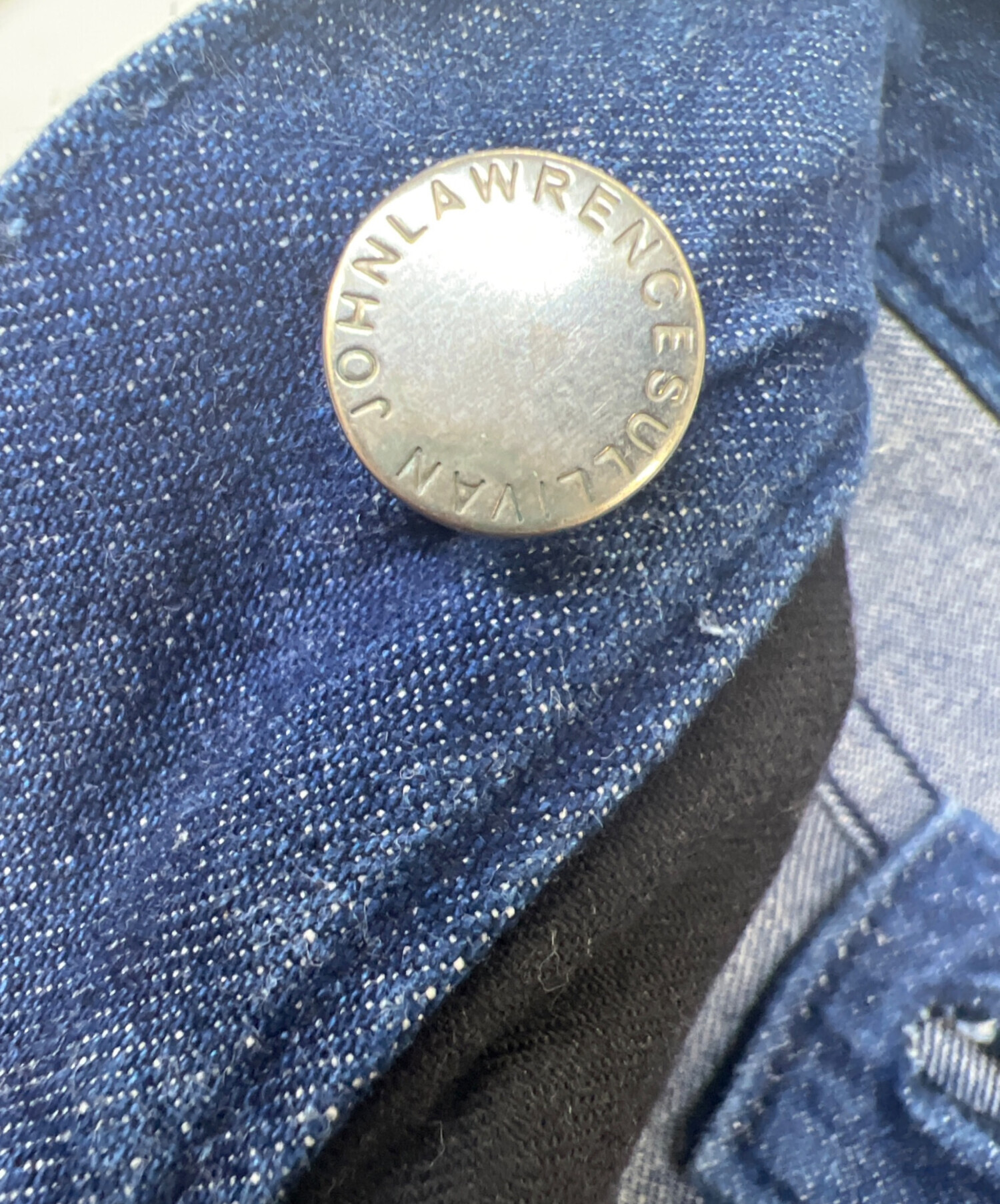 【未使用品】ジョンローレンスサリバン ワイドデニム　XS インディゴブルー WASHED DENIM WIDE PANTS