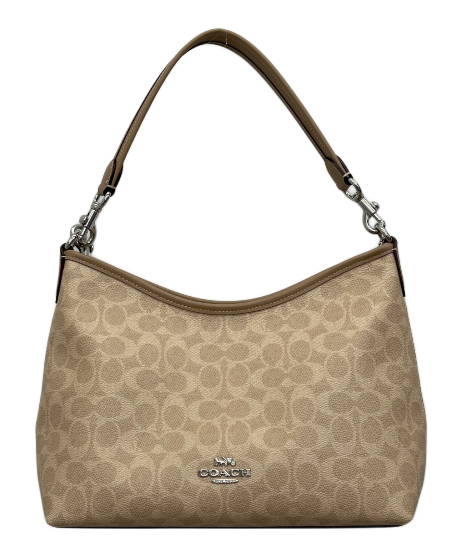 中古・古着通販】COACH (コーチ) ショルダーバッグ ベージュ 未使用品 