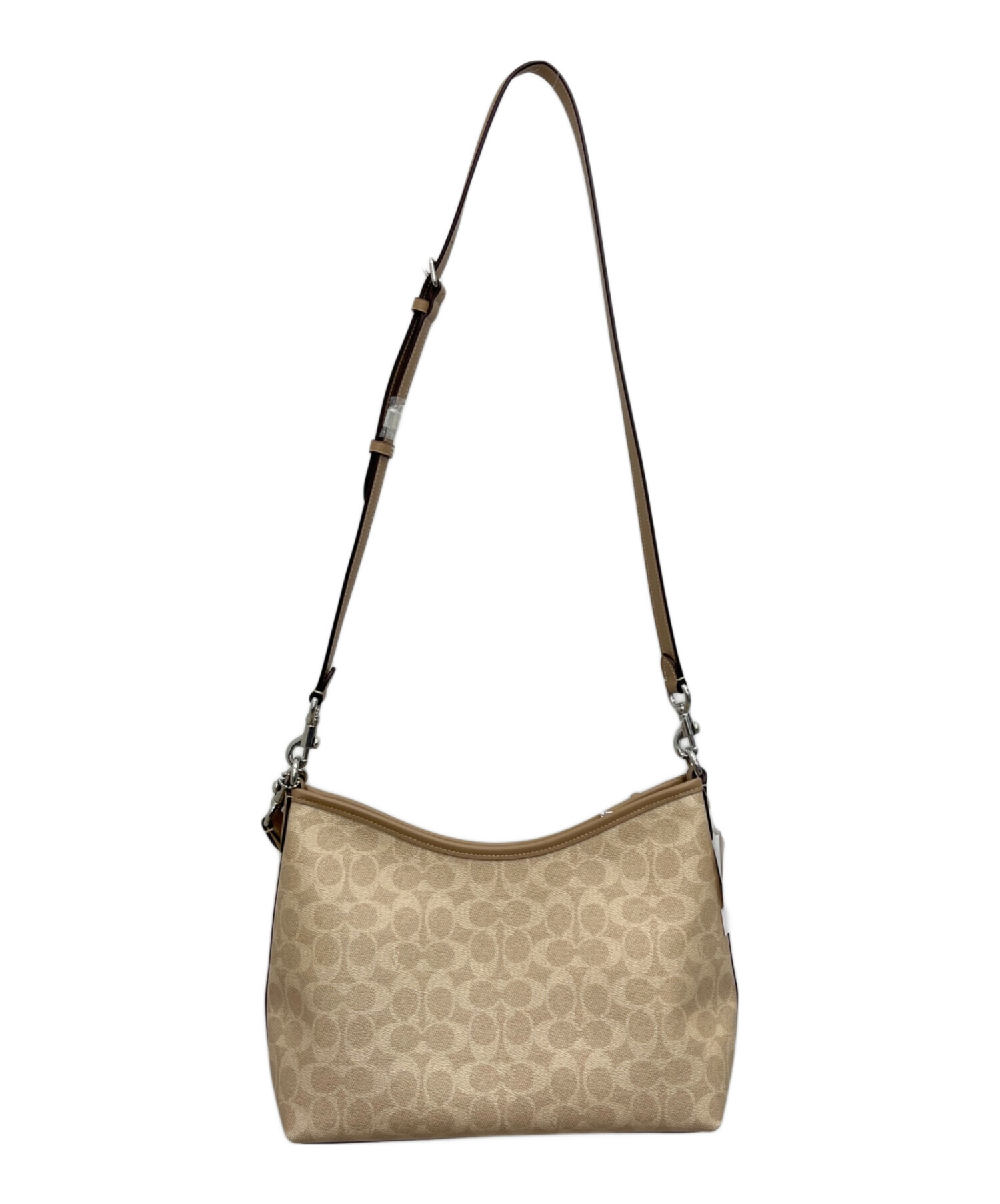中古・古着通販】COACH (コーチ) ショルダーバッグ ベージュ 未使用品 