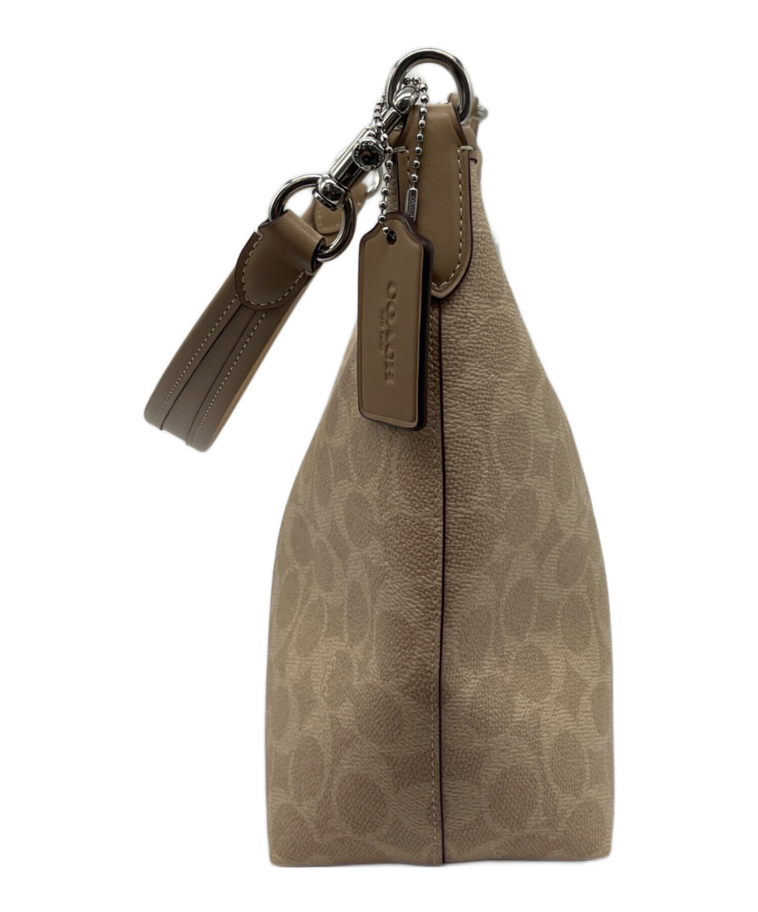 中古・古着通販】COACH (コーチ) ショルダーバッグ ベージュ 未使用品 