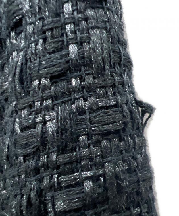 中古・古着通販】Rene (ルネ) TISSUE ツイードジャケット ブラック