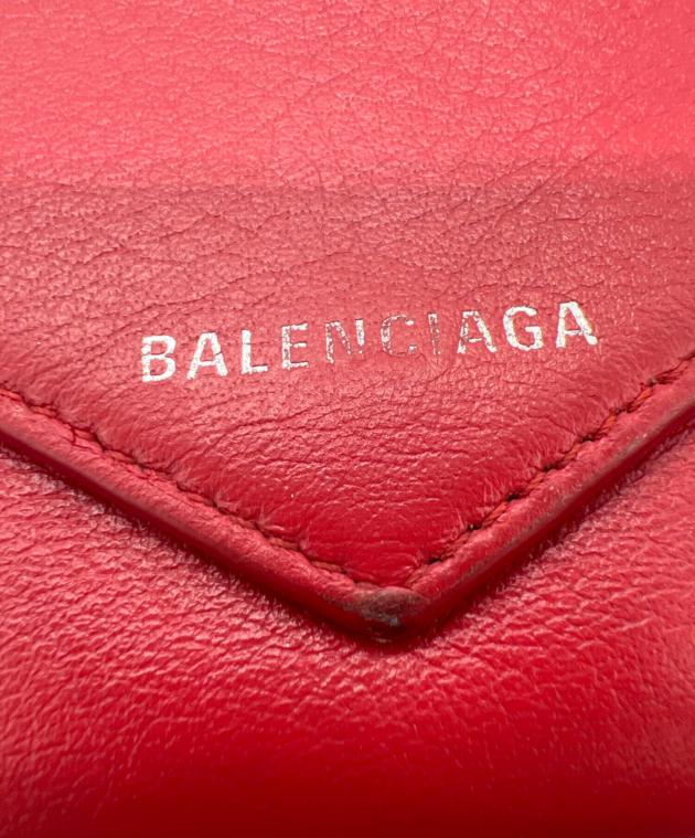 中古・古着通販】BALENCIAGA (バレンシアガ) 長財布 レッド｜ブランド