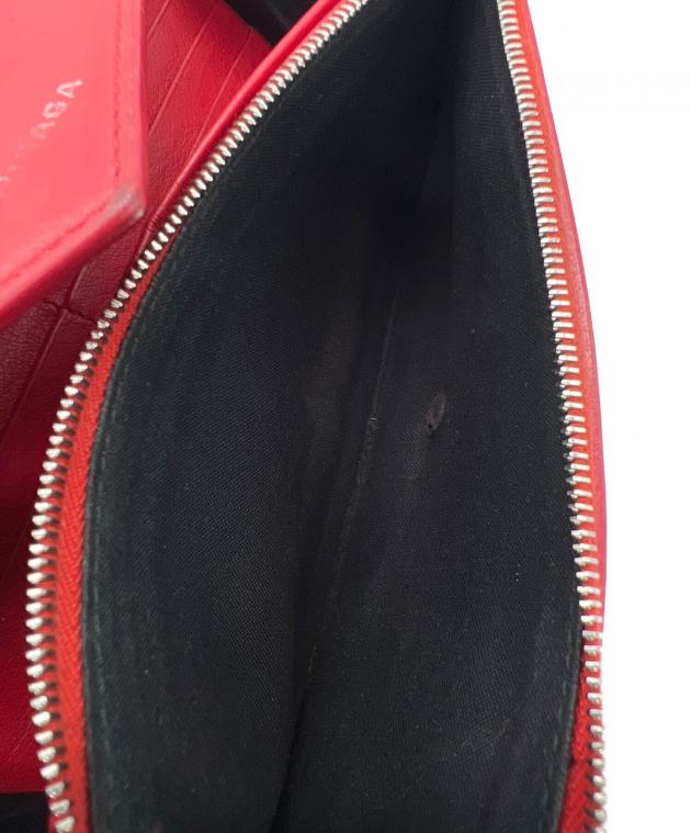 中古・古着通販】BALENCIAGA (バレンシアガ) 長財布 レッド｜ブランド