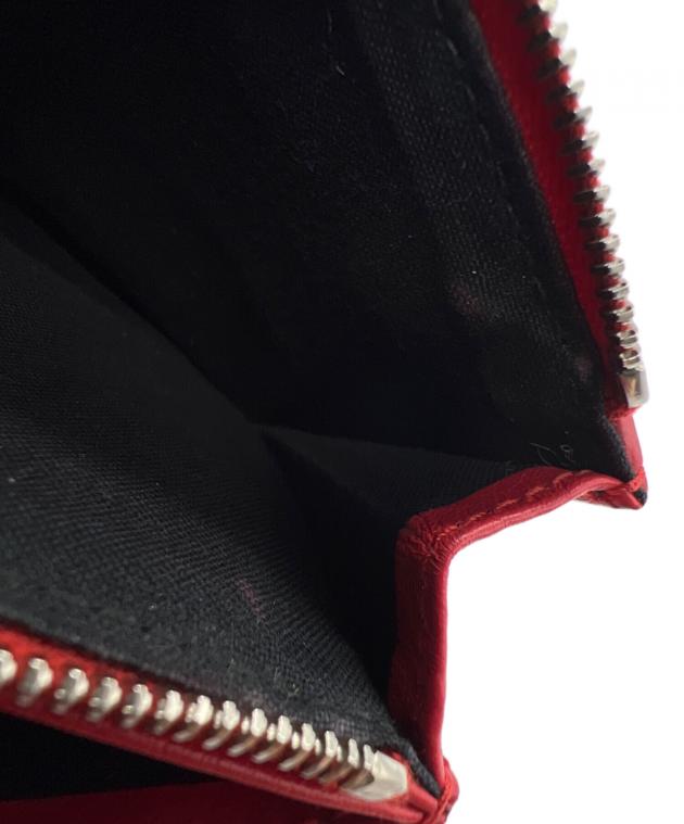 中古・古着通販】BALENCIAGA (バレンシアガ) 長財布 レッド｜ブランド