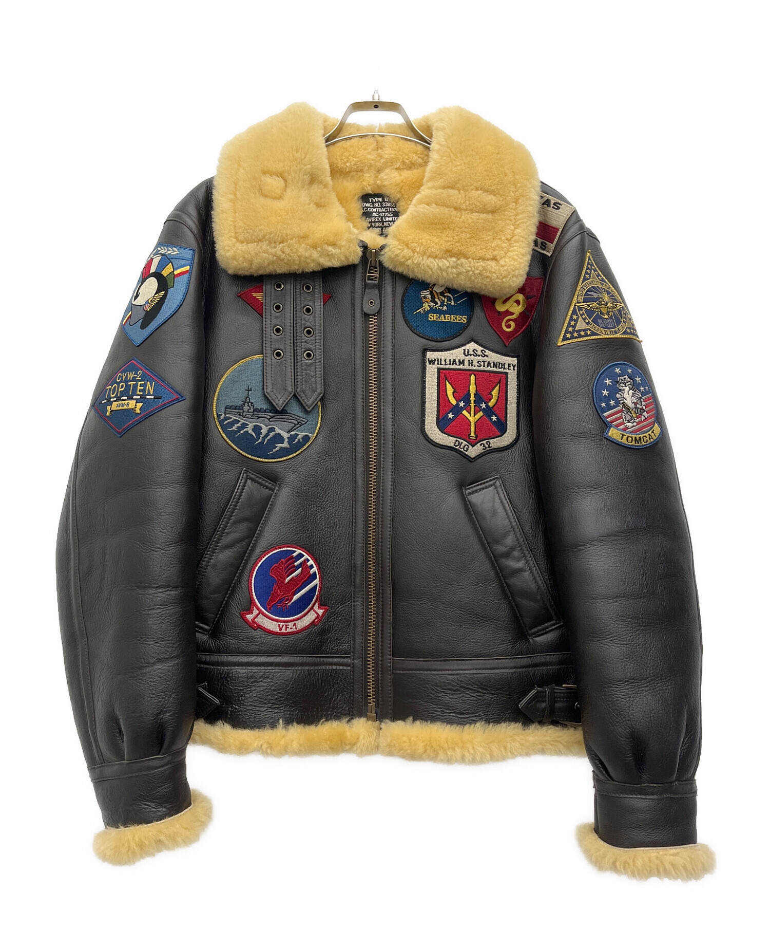 中古・古着通販】AVIREX (アヴィレックス) B-3ジャケット TOP GUN