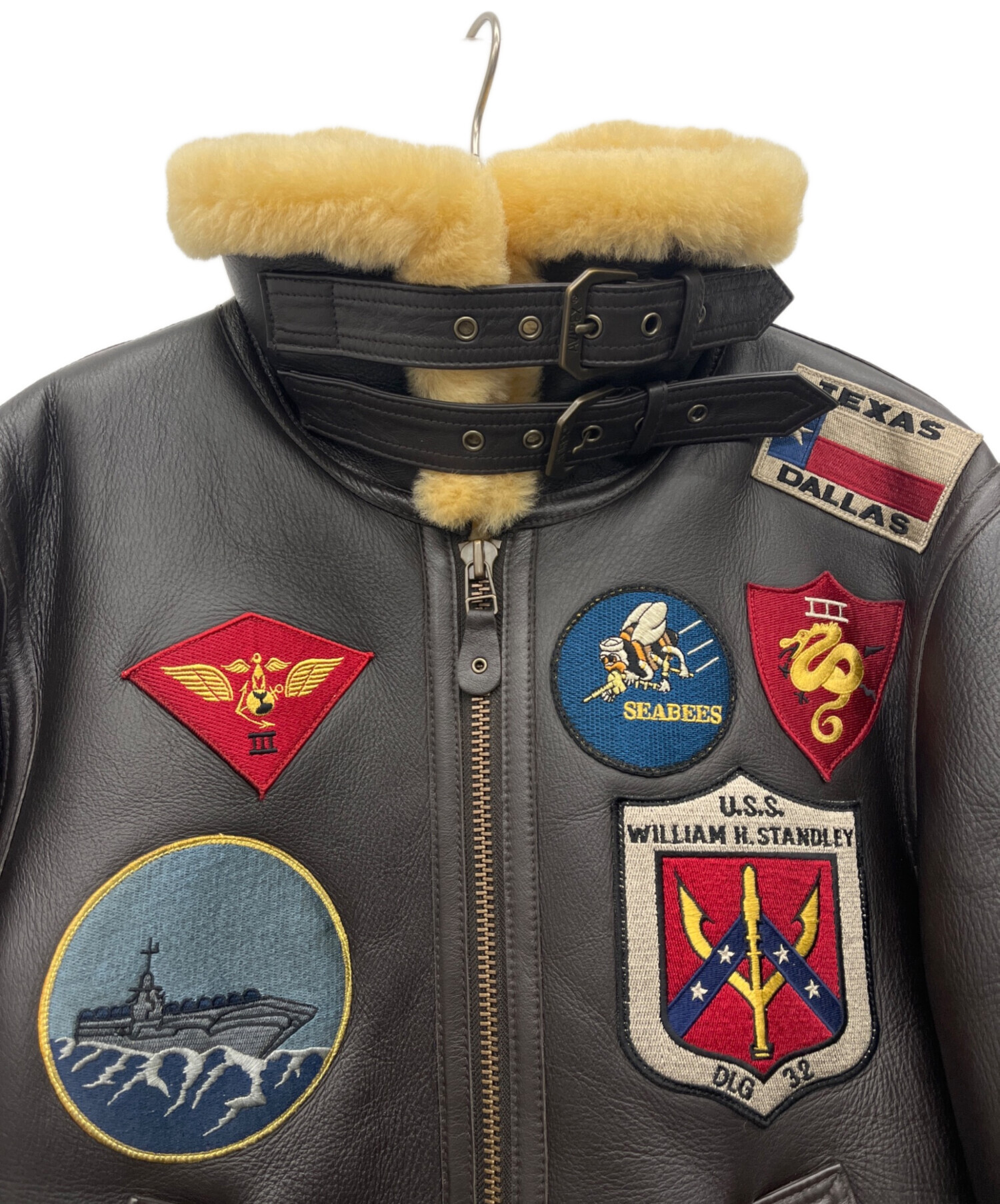 puku　AVIREX　アヴィレックス　G1　サイズ38　山羊革　中古 puku様専用 AVIREX アヴィレックス G1 サイズ38 山羊革 中古 - メルカリ