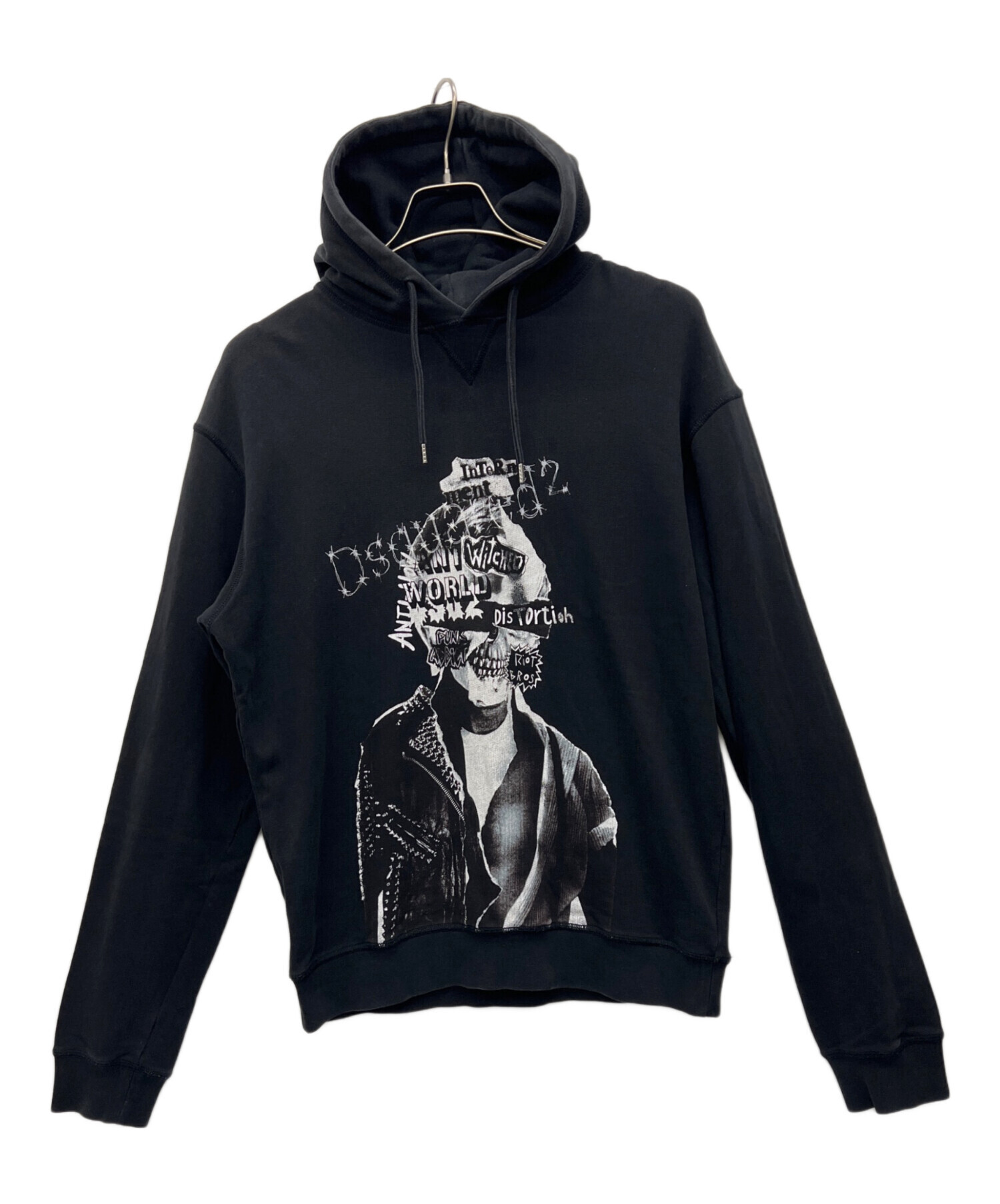 中古・古着通販】DSQUARED2 (ディースクエアード) パーカー ブラック 