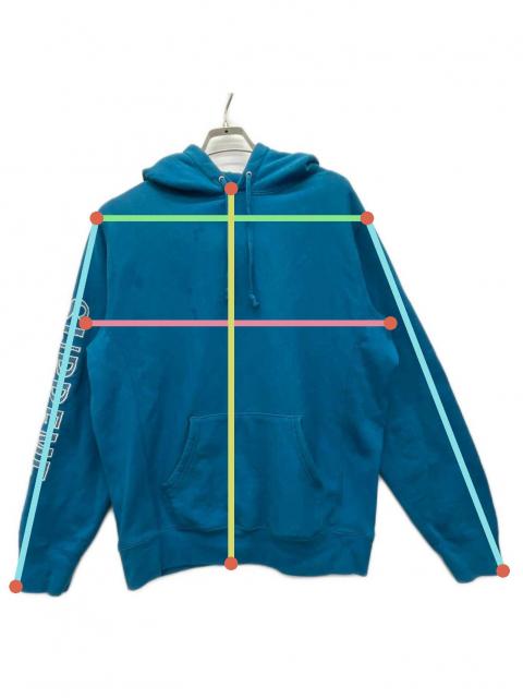 中古・古着通販】SUPREME (シュプリーム) プルオーバーパーカー スカイ