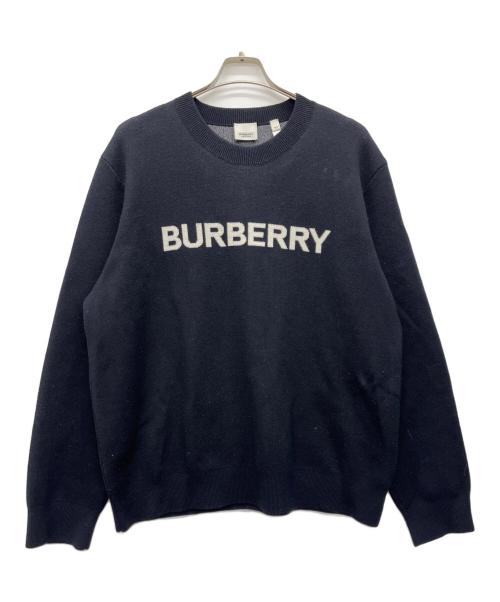 中古・古着通販】BURBERRY (バーバリー) セーター ブラック サイズ:L
