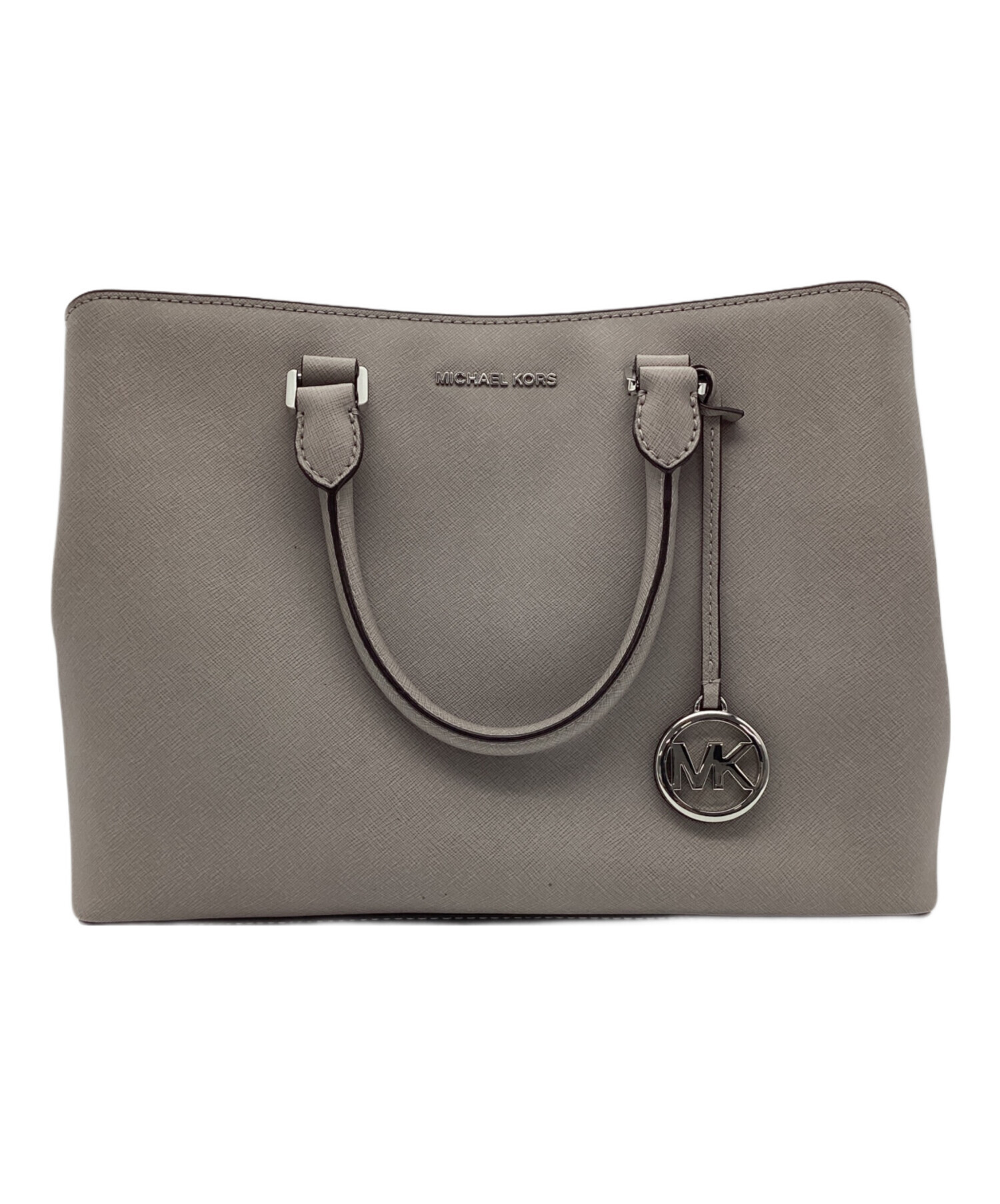 MICHAEL KORS ダークグレー ハンドバッグ MICHAEL KORS Dillon Grey Saffiano Leather Satchel Bag | eBay