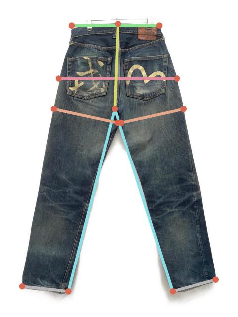 中古・古着通販】EVISU (エビス) デニムパンツ インディゴ サイズ:W31