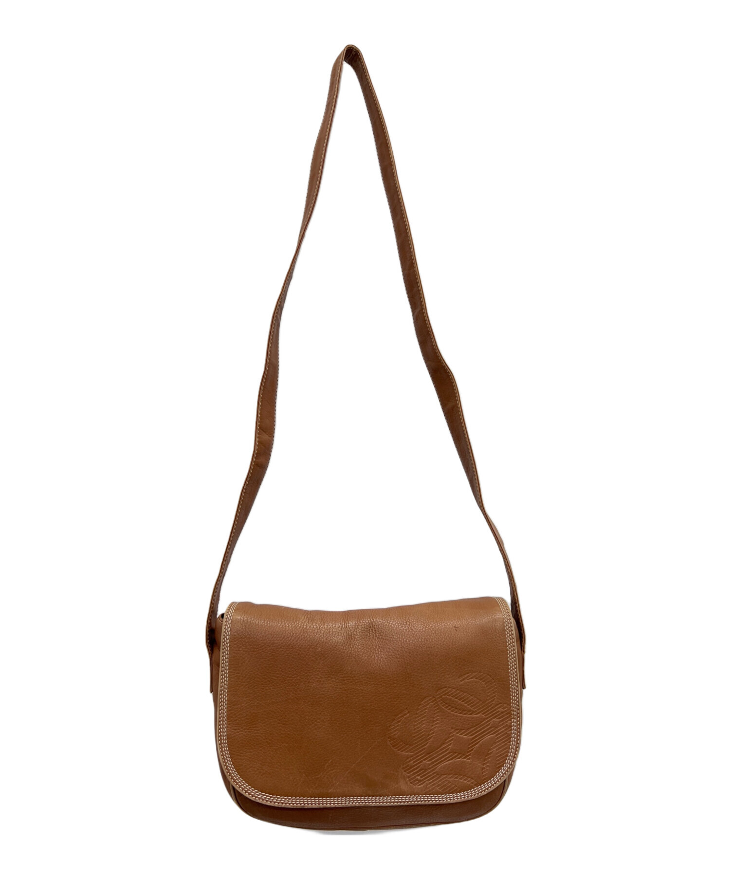 中古・古着通販】LOEWE (ロエベ) ショルダーバッグ ブラウン｜ブランド