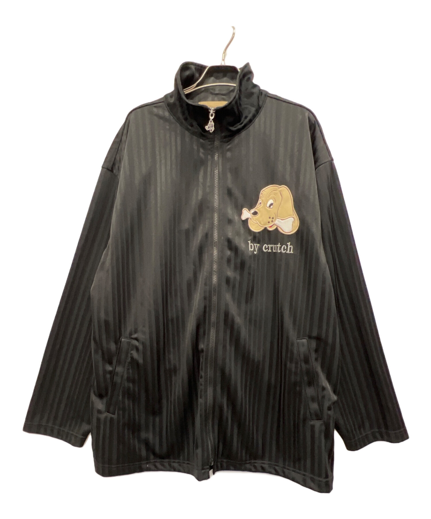 中古・古着通販】GALFY (ガルフィー) ジャージトップ ブラック サイズ