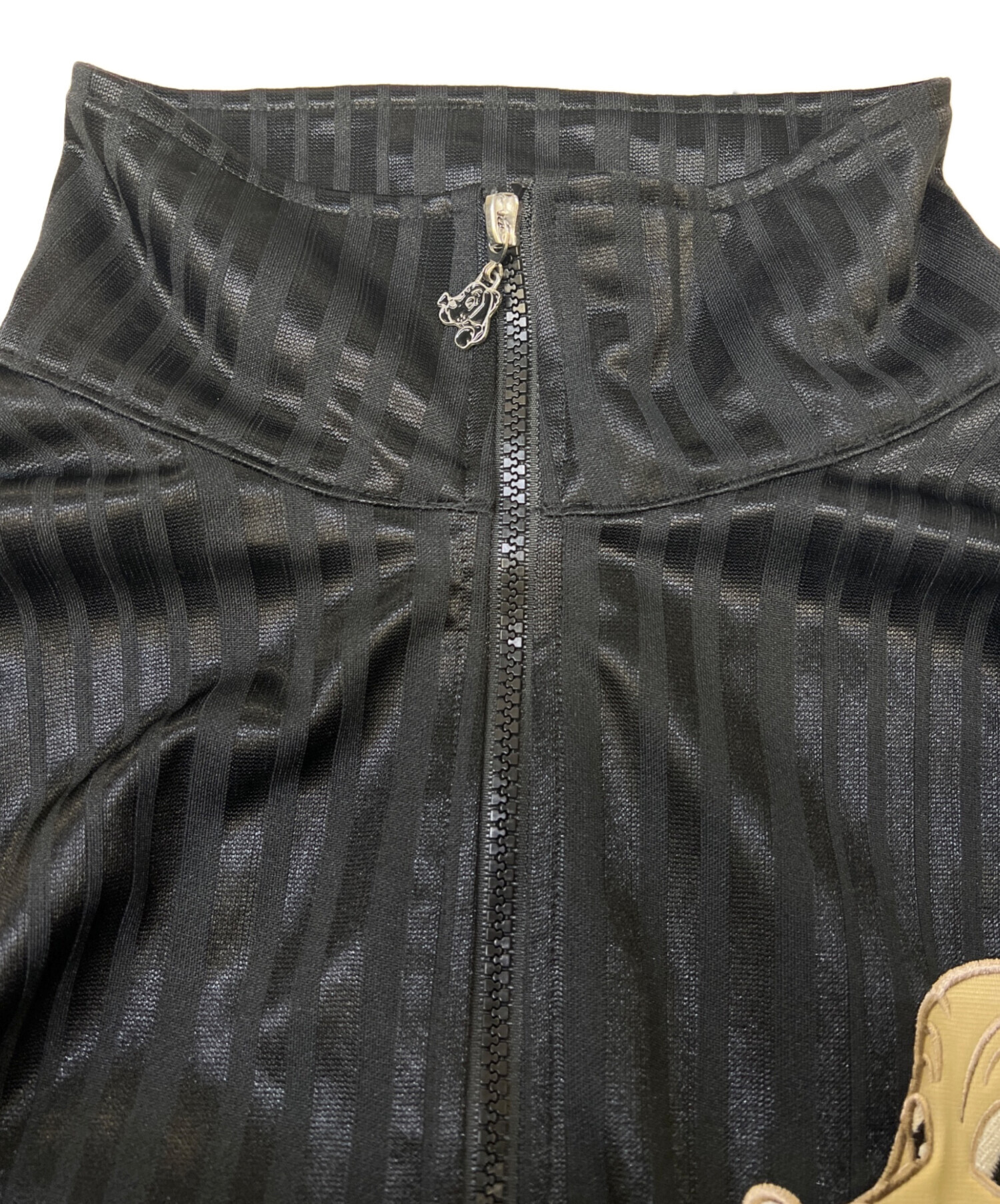 中古・古着通販】GALFY (ガルフィー) ジャージトップ ブラック サイズ