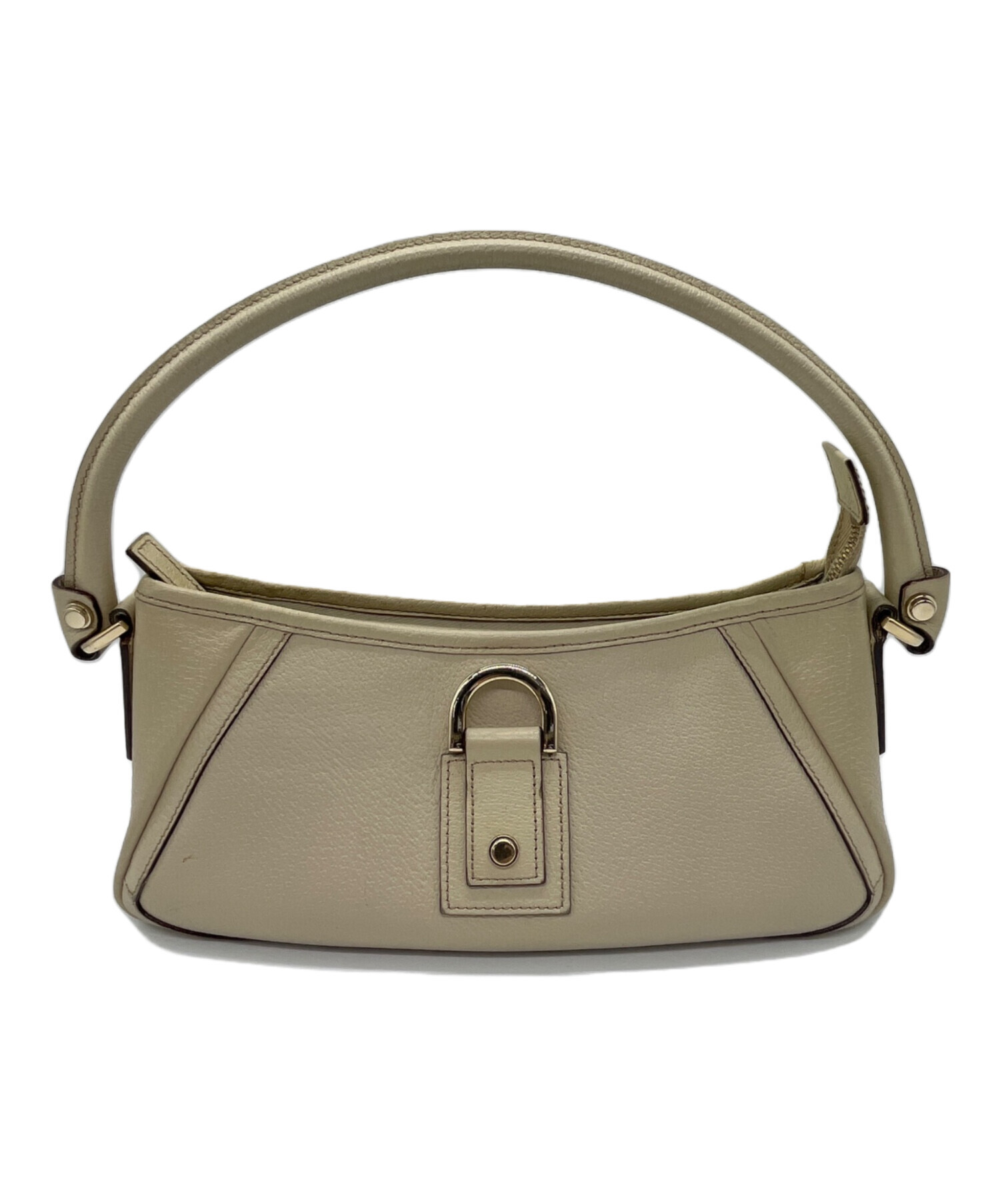 中古・古着通販】GUCCI (グッチ) ハンドバッグ ベージュ｜ブランド 