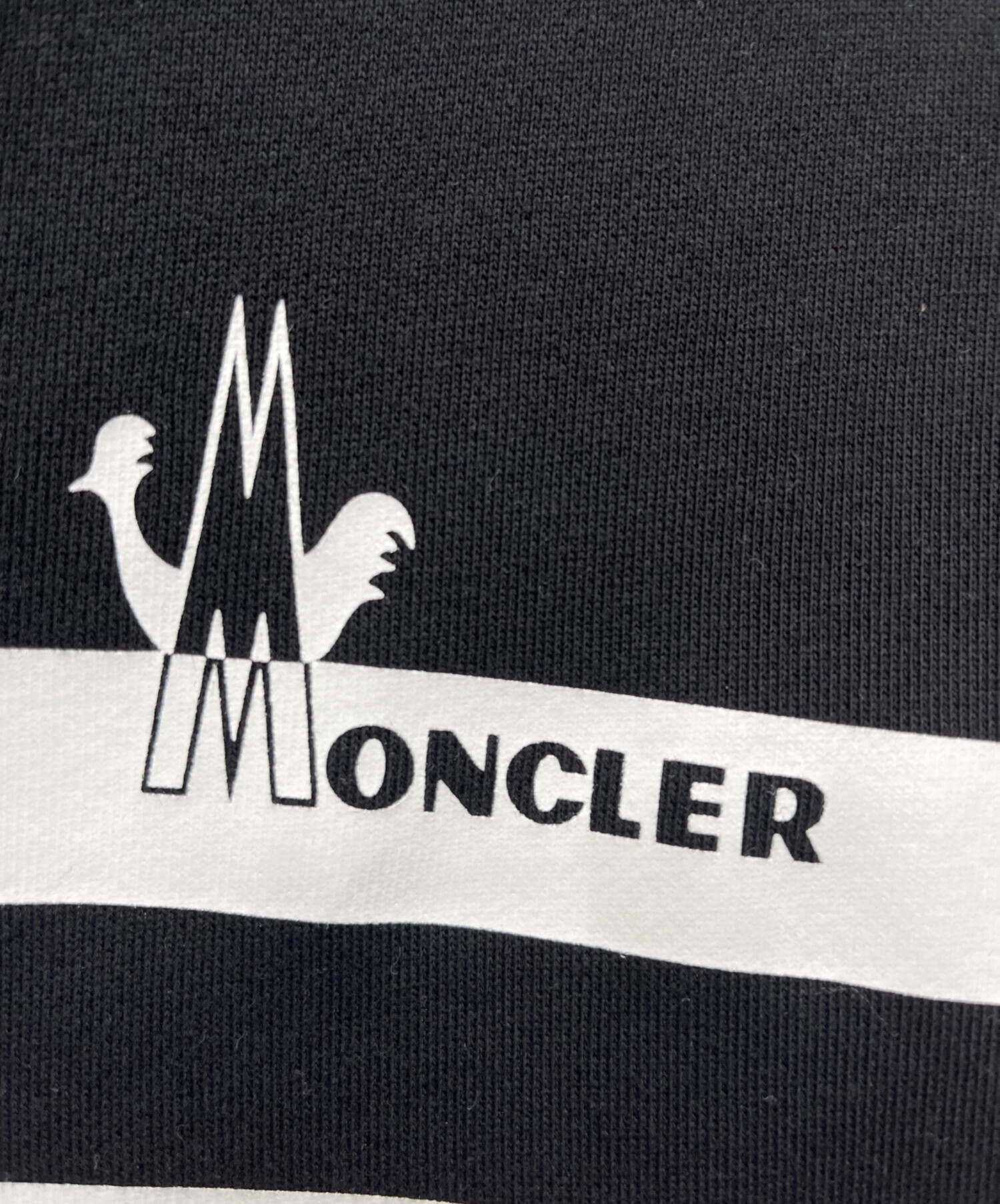 中古・古着通販】MONCLER (モンクレール) ジップパーカー ブラック