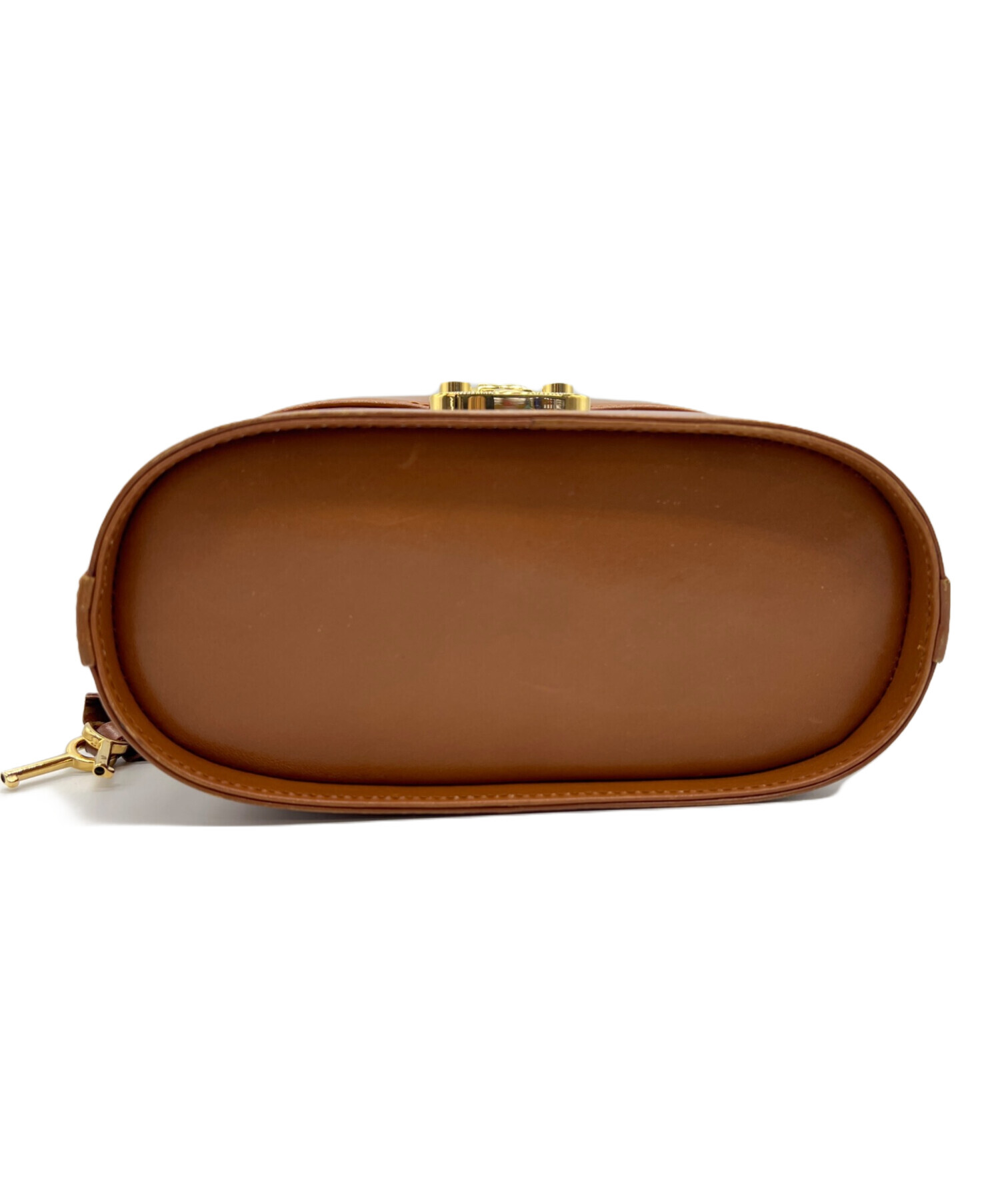 中古・古着通販】GUCCI (グッチ) バニティバッグ ブラウン｜ブランド 