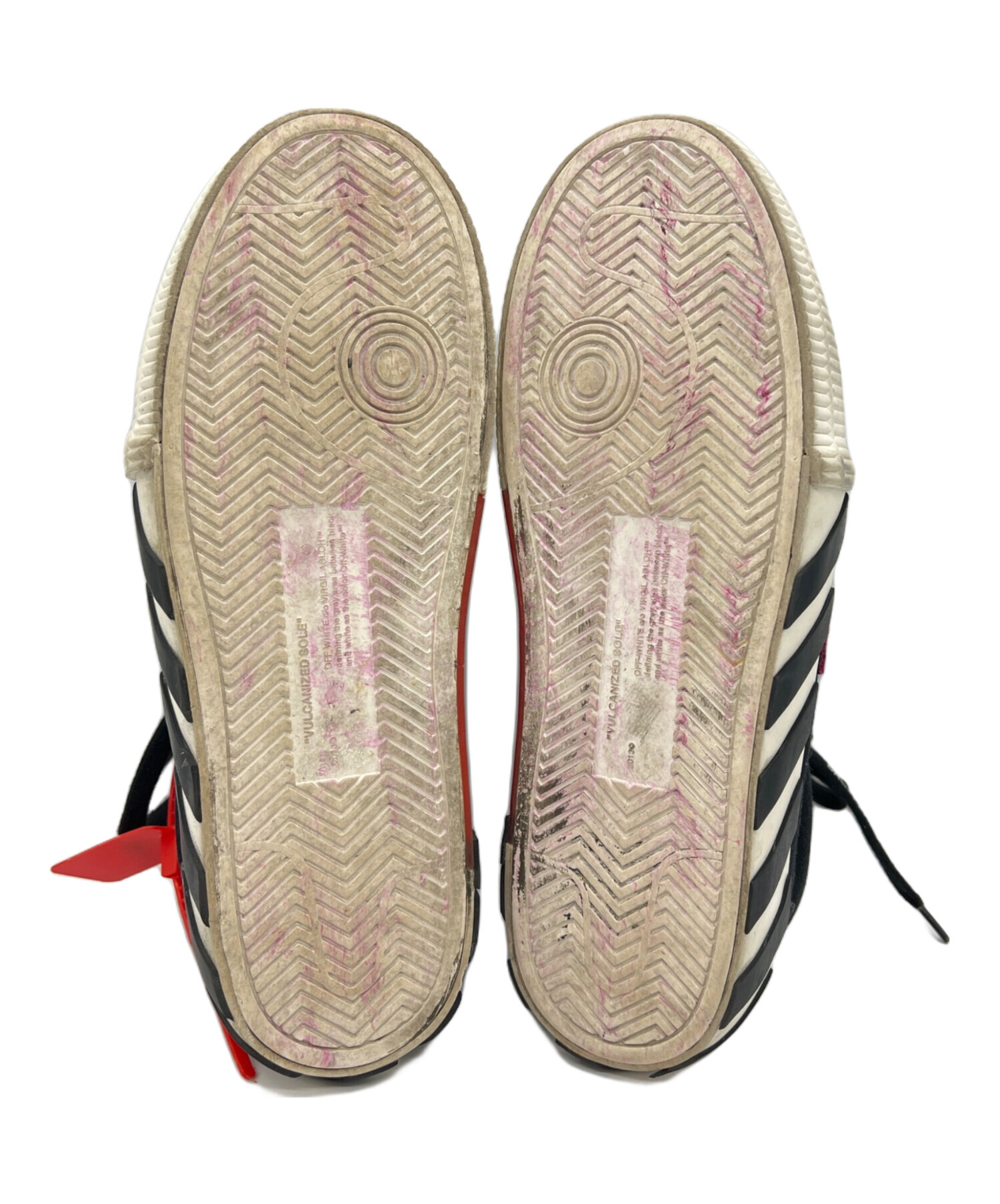 中古・古着通販】OFFWHITE (オフホワイト) スニーカー ブラック サイズ