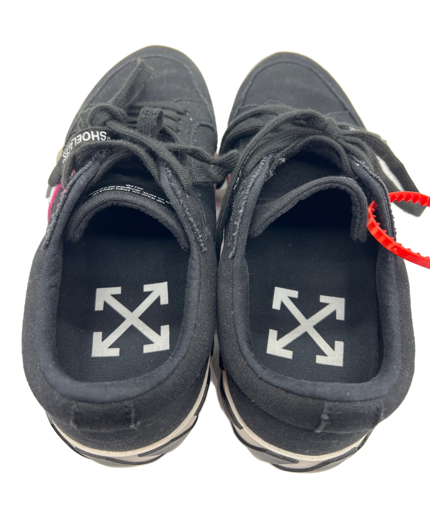 中古・古着通販】OFFWHITE (オフホワイト) スニーカー ブラック サイズ