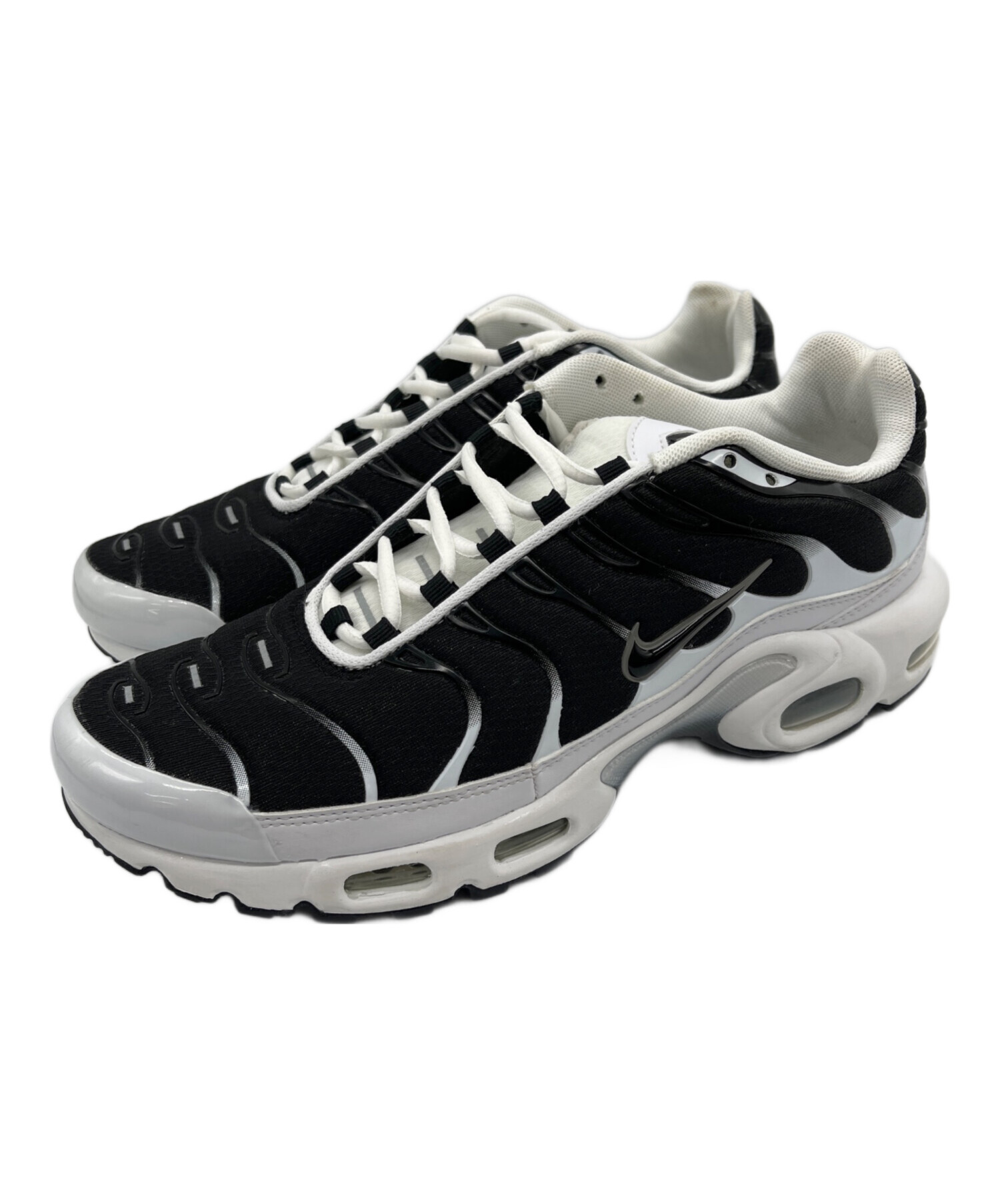 中古・古着通販】NIKE (ナイキ) AIR MAX PLUS ホワイト×ブラック 