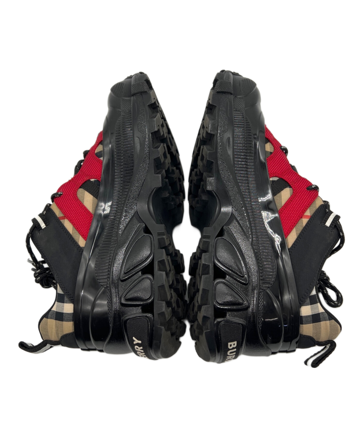 中古・古着通販】BURBERRY (バーバリー) スニーカー ブラック サイズ