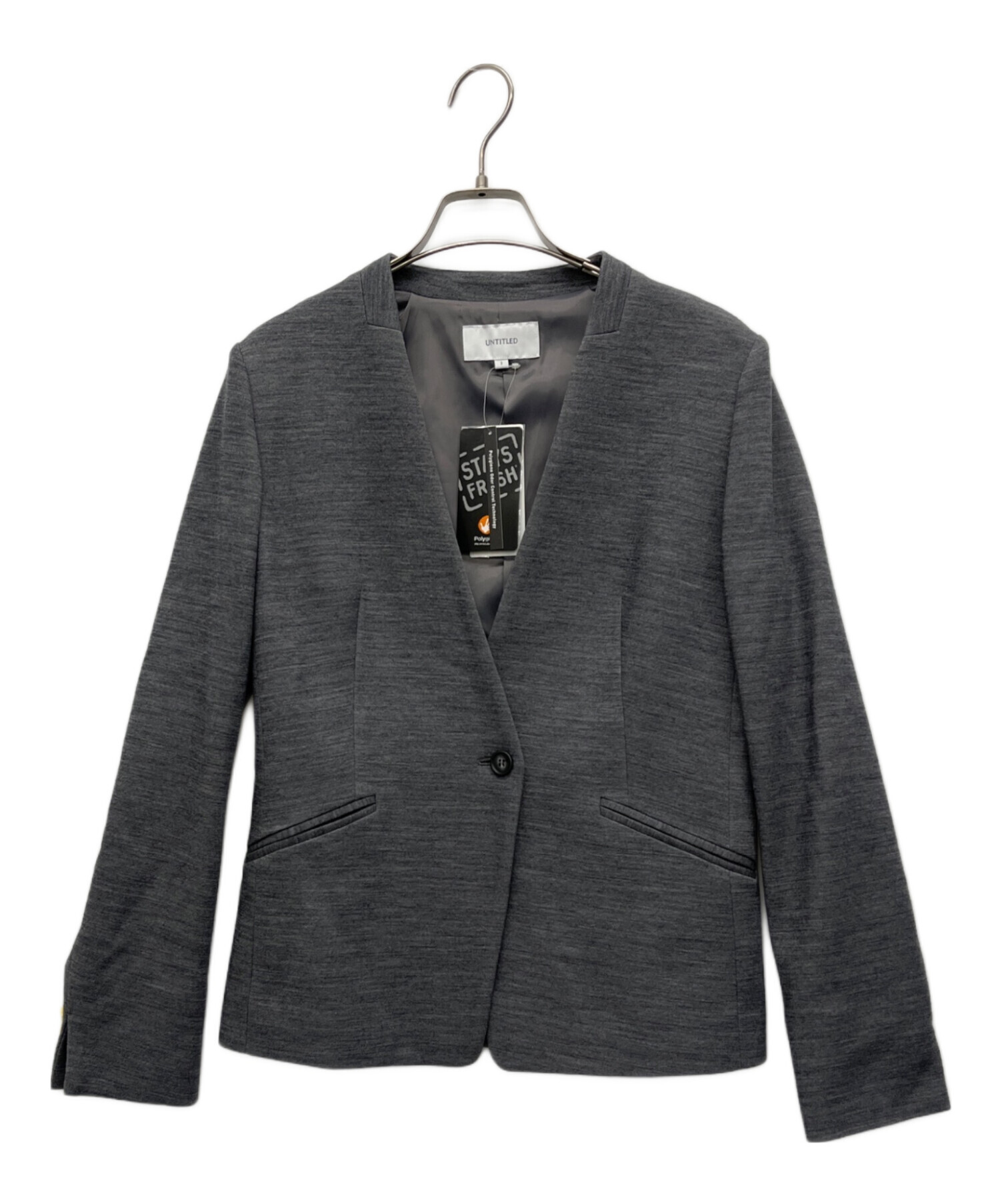 中古・古着通販】UNTITLED (アンタイトル) ノーカラージャケット