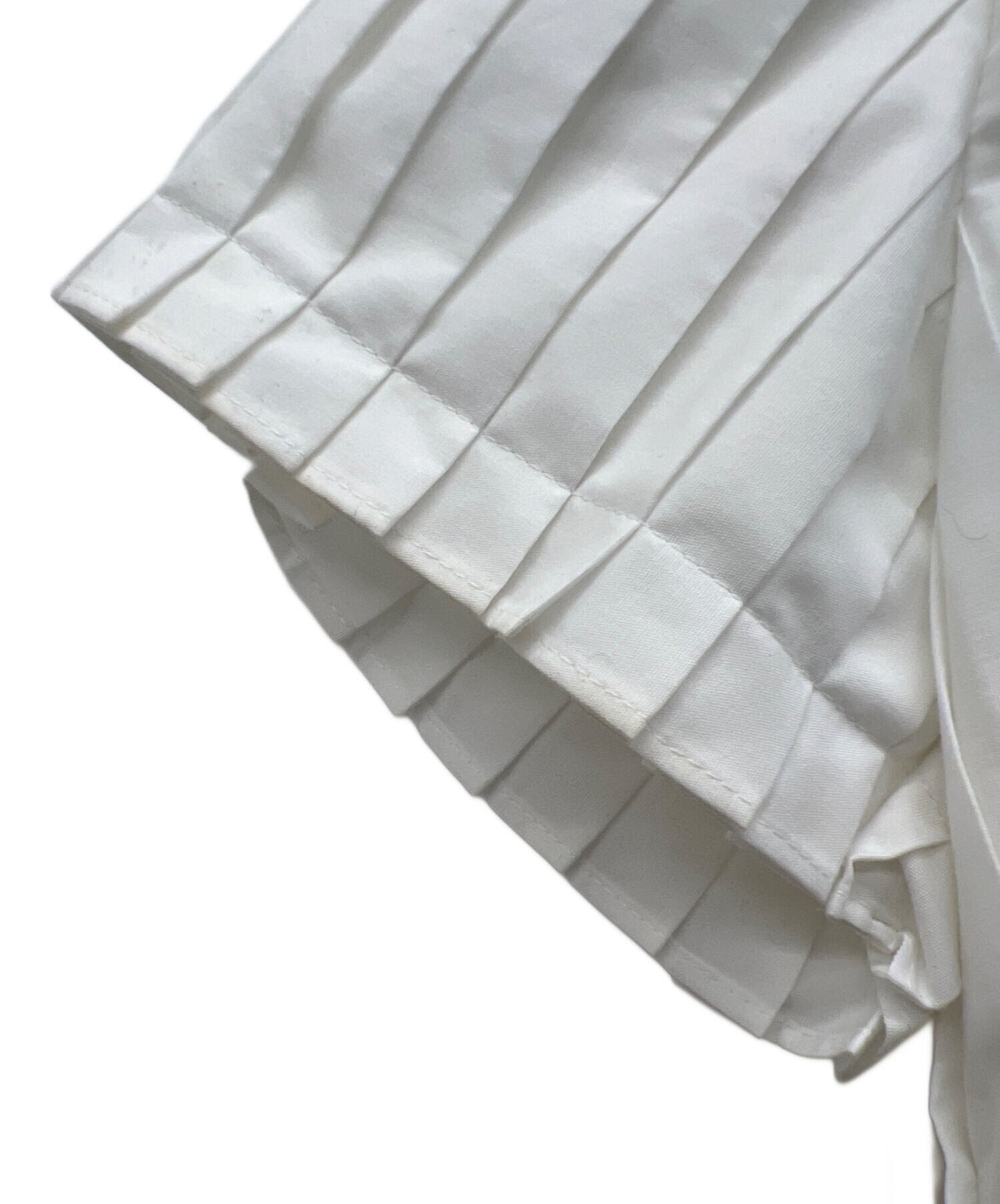 美品　sacai 半袖ブラウス 中古・古着通販】sacai (サカイ) 半袖ブラウス ホワイト サイズ:1