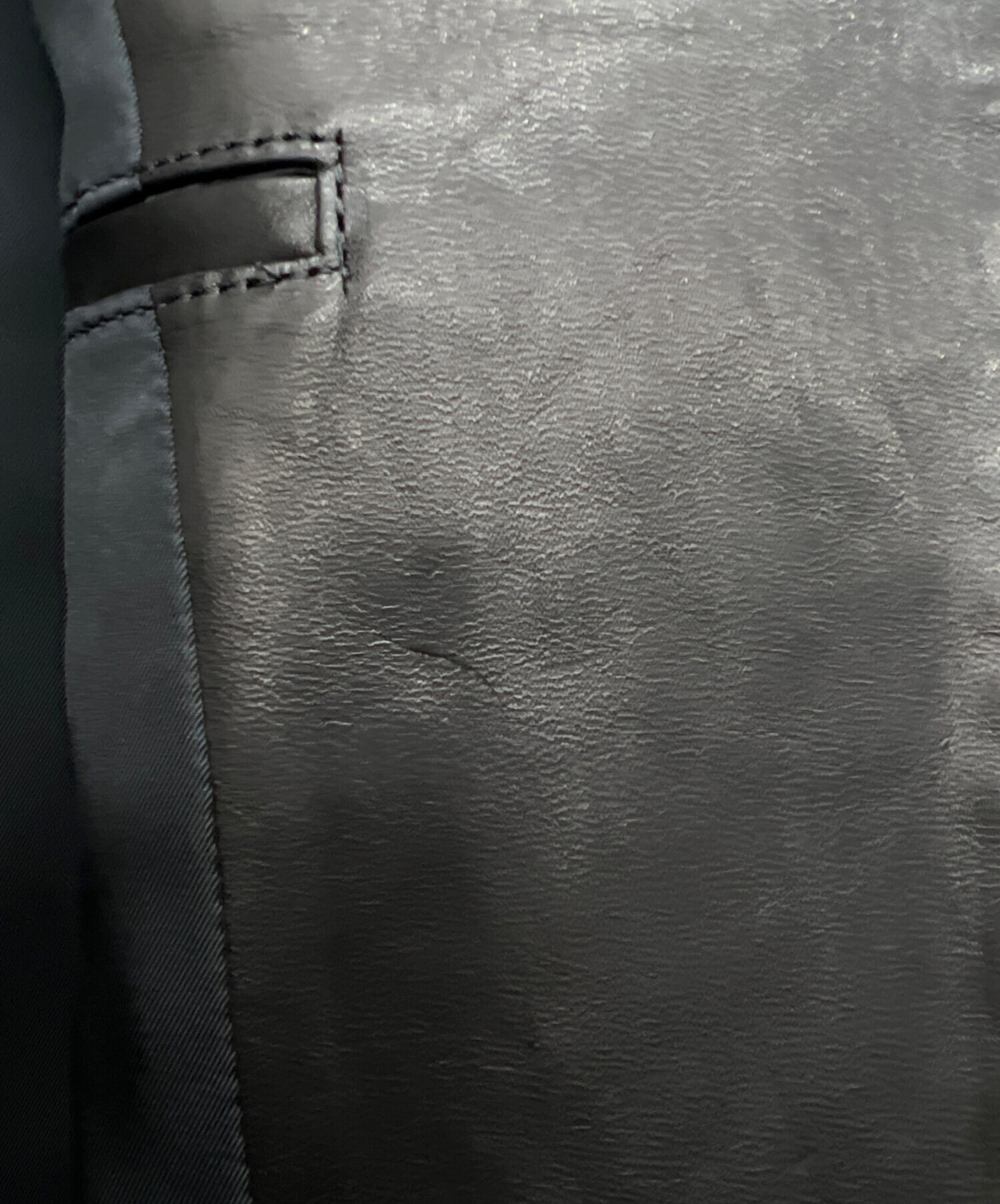 ラッドミュージシャン　44 ジャケット　レザースタジャン　L ブラック LAD MUSICIAN - ラッドミュージシャン レザー切替スタジャンの通販 by