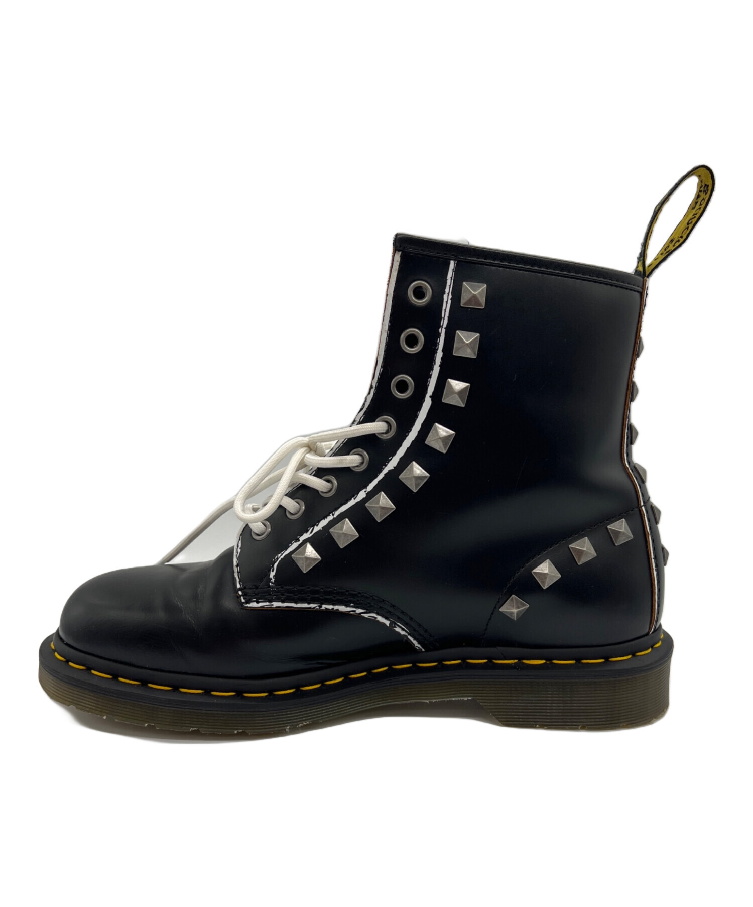 ドクターマーチン　ハイカットブーツ8ホール　UK9 約28cm ブラック 中古・古着通販】Dr.Martens (ドクターマーチン) 8ホールブーツ