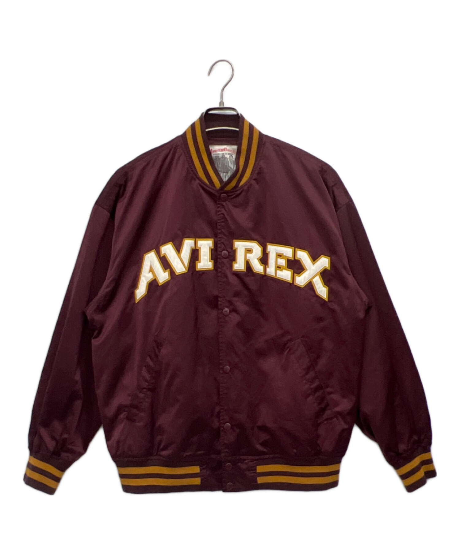 中古・古着通販】AVIREX (アヴィレックス) スタジャン ボルドー サイズ