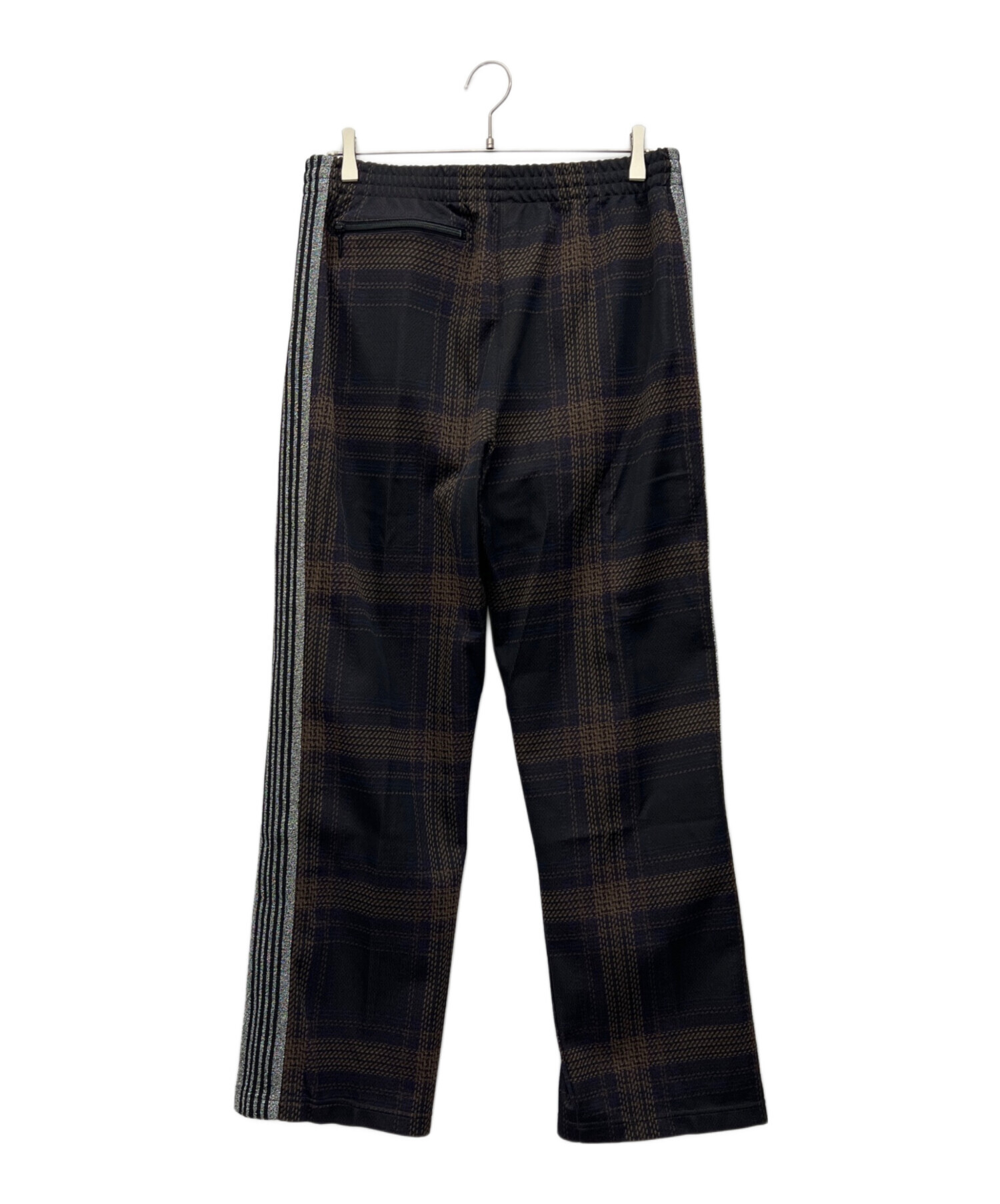 ニードルズストレートパンツ 中古・古着通販】Needles (ニードルズ) ストレートパンツ ブラック