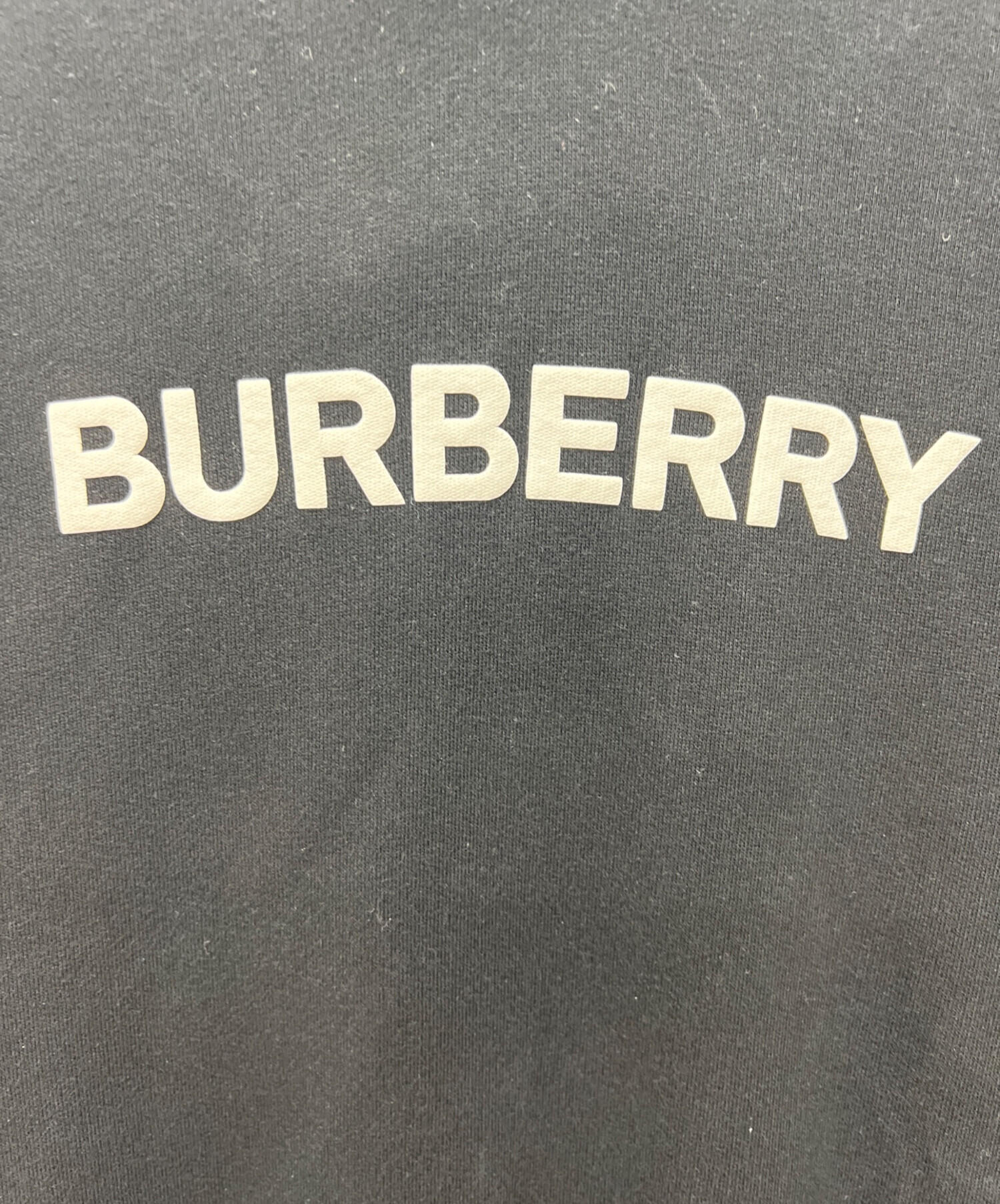 中古・古着通販】BURBERRY (バーバリー) パーカー ブラック サイズ:L 中古・古着通販】BURBERRY (バーバリー) パーカー ブラック サイズ:L