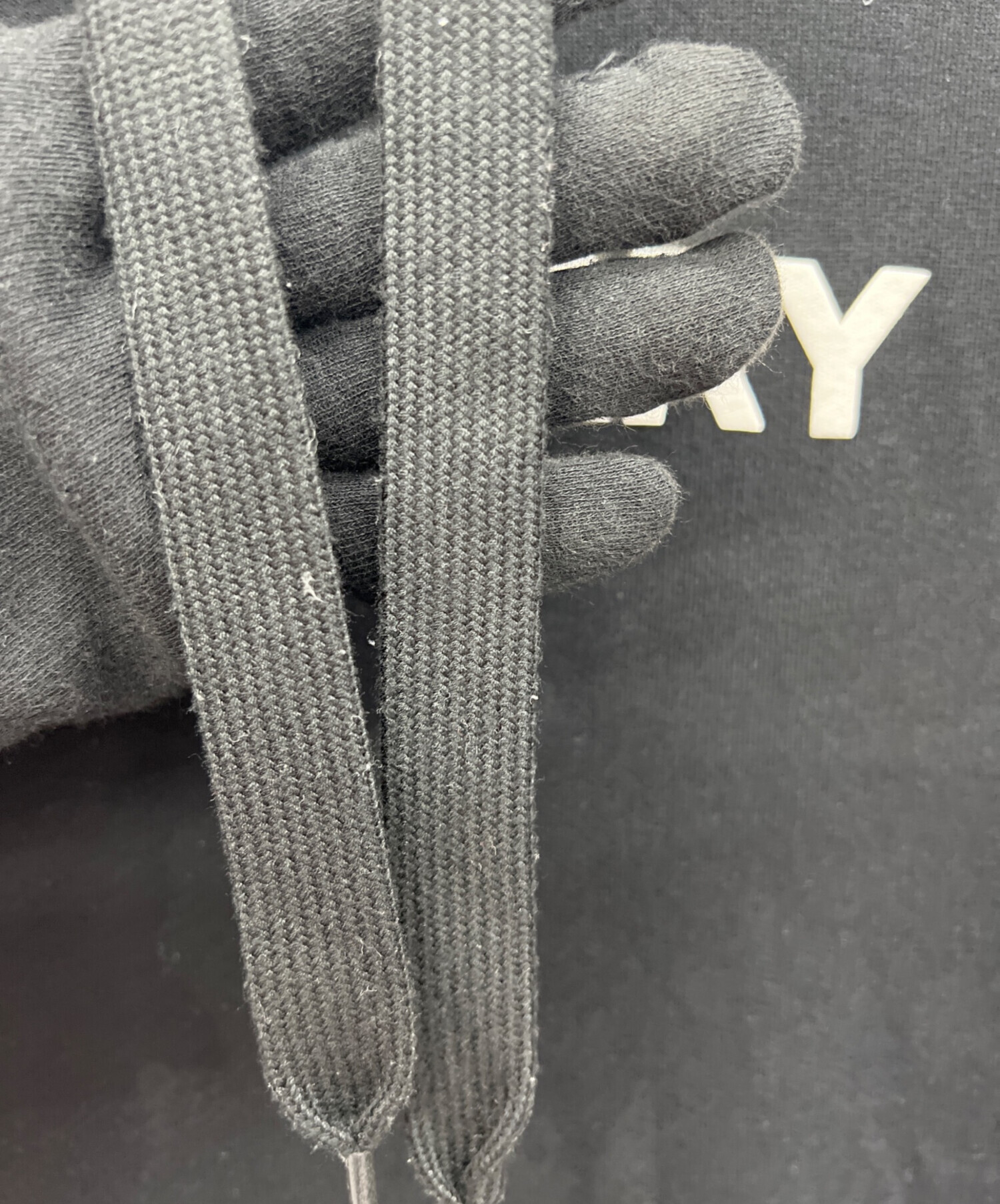中古・古着通販】BURBERRY (バーバリー) パーカー ブラック サイズ:L 