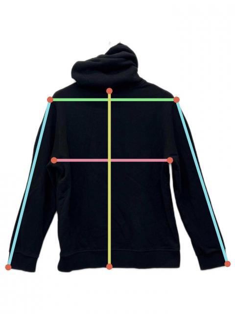 中古・古着通販】BURBERRY (バーバリー) パーカー ブラック サイズ:L