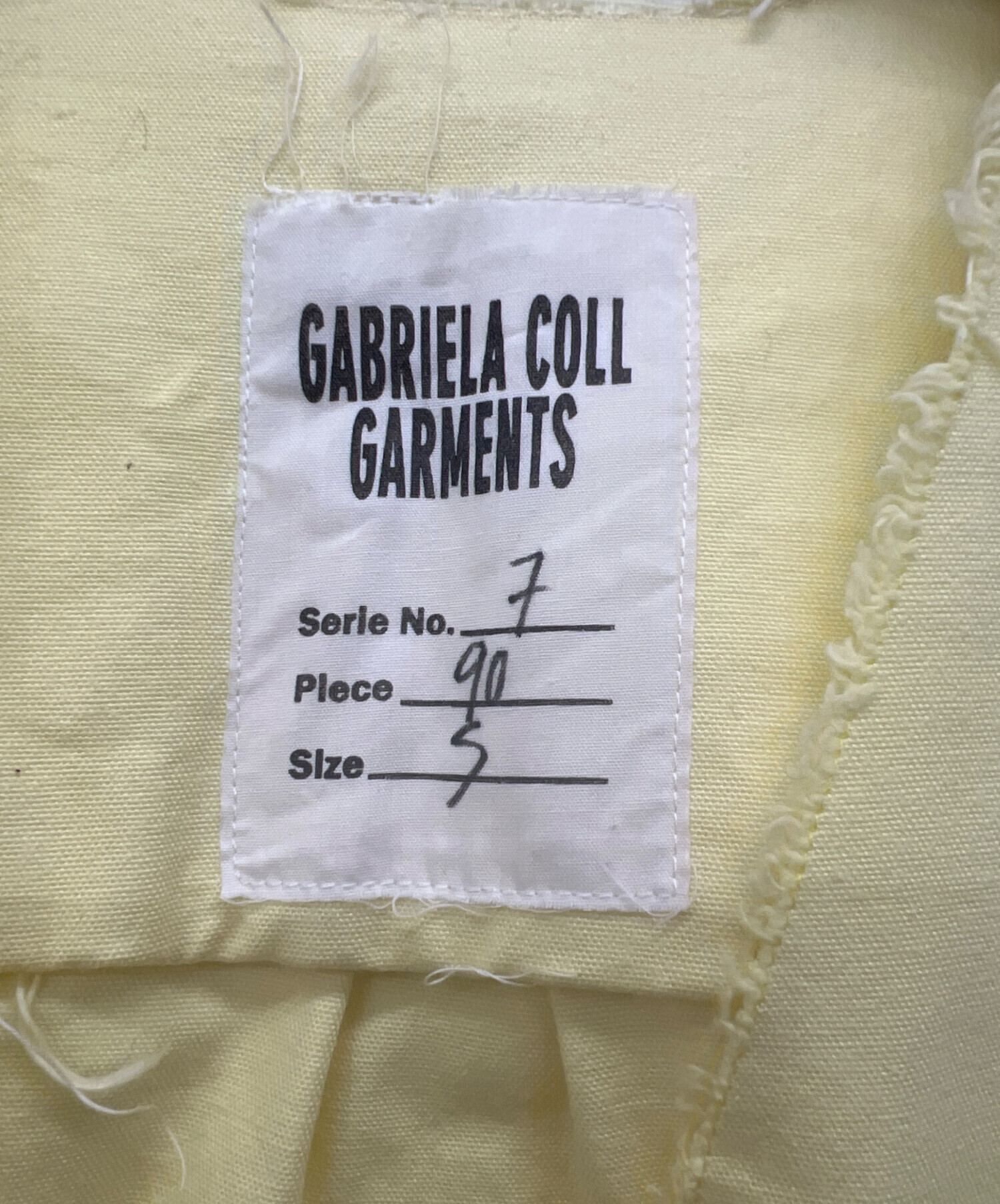 中古・古着通販】gabriela coll garments (ガブリエラコールガーメンツ