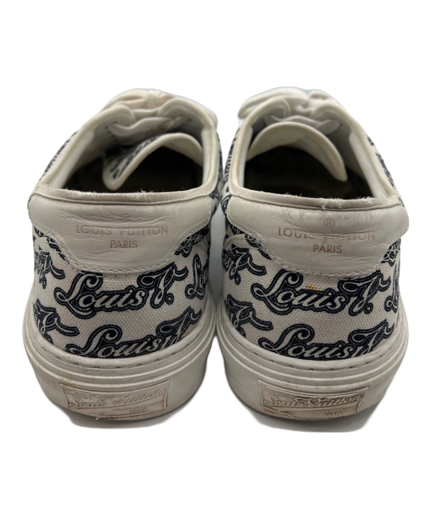 スーパーホワイトLV 【中古】 中古・古着通販】LOUIS VUITTON (ルイ ヴィトン) スニーカー ホワイト