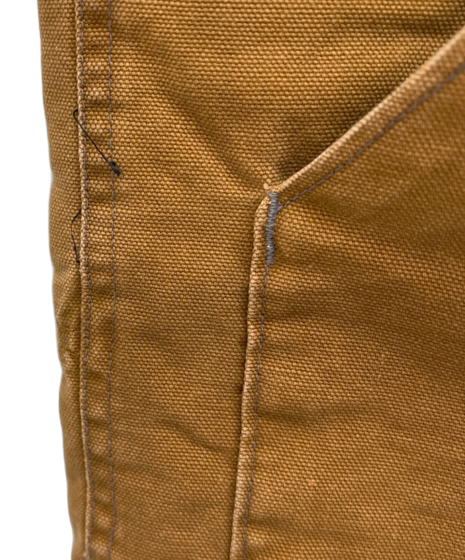 中古・古着通販】CarHartt (カーハート) ダックワークベスト ブラウン