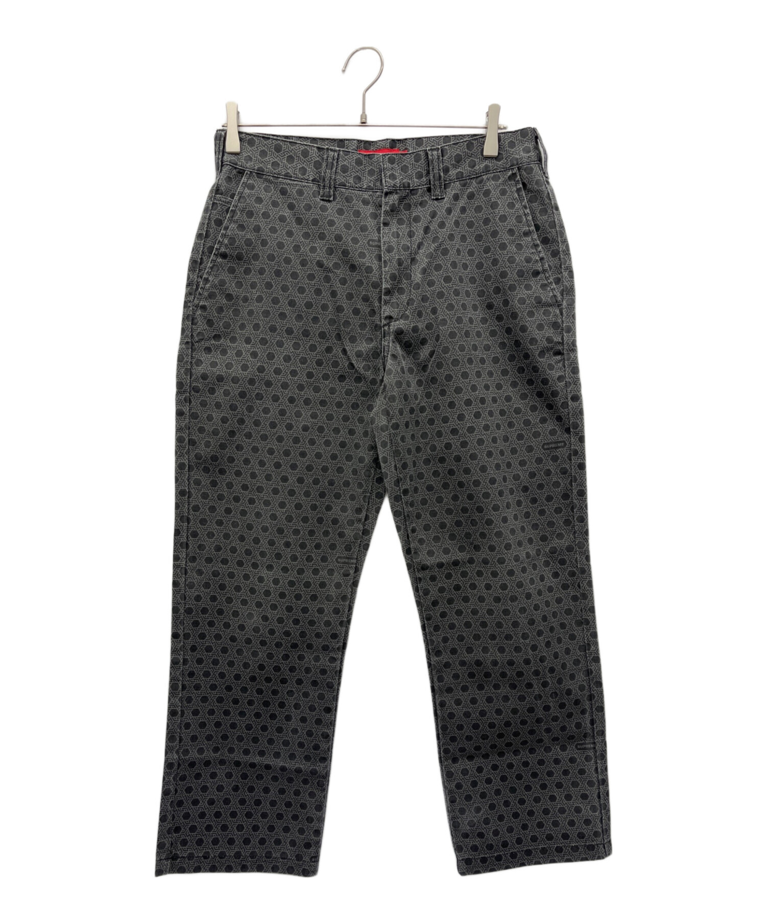 中古・古着通販】SUPREME (シュプリーム) ワークパンツ ブラック