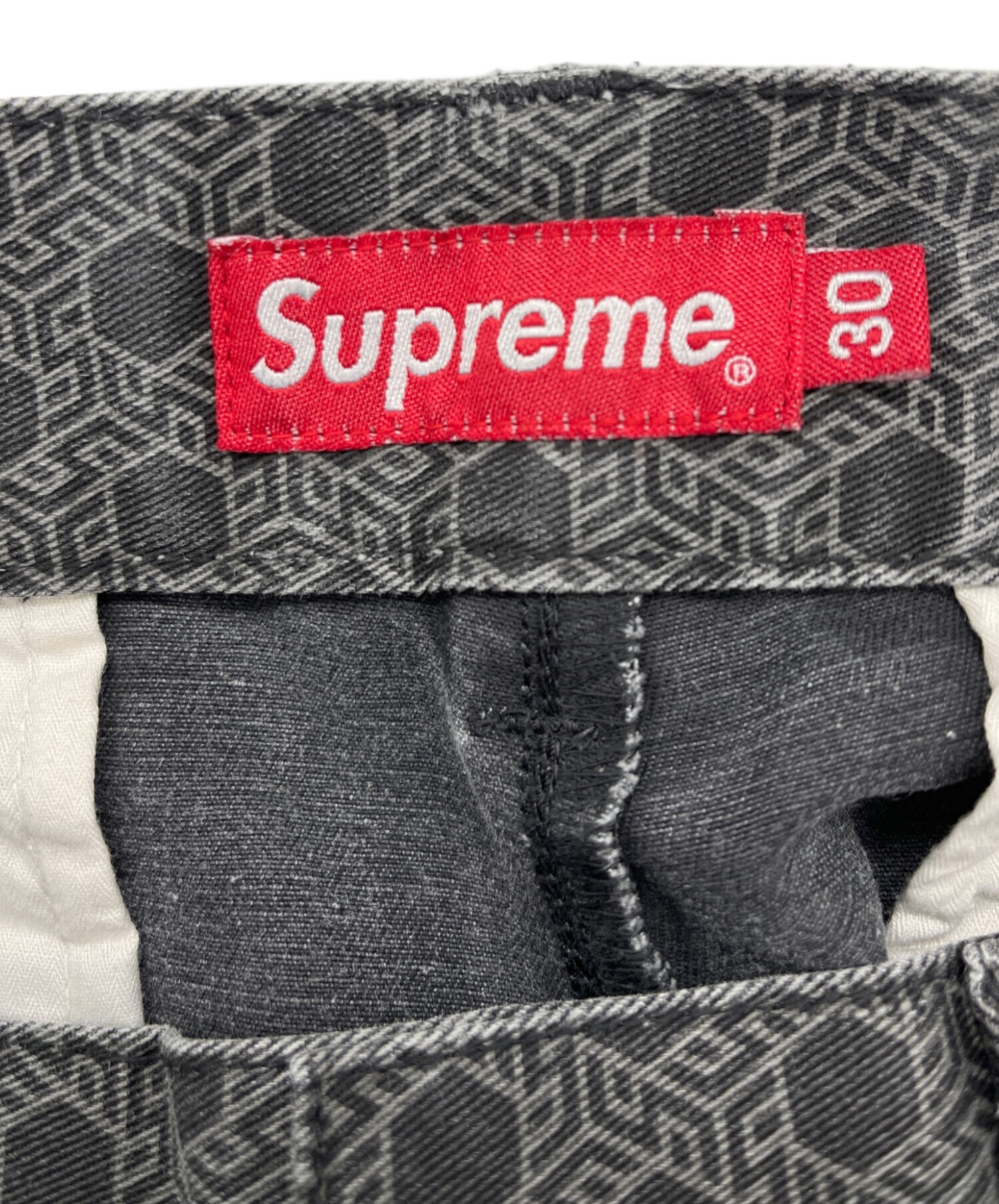 中古・古着通販】SUPREME (シュプリーム) ワークパンツ ブラック