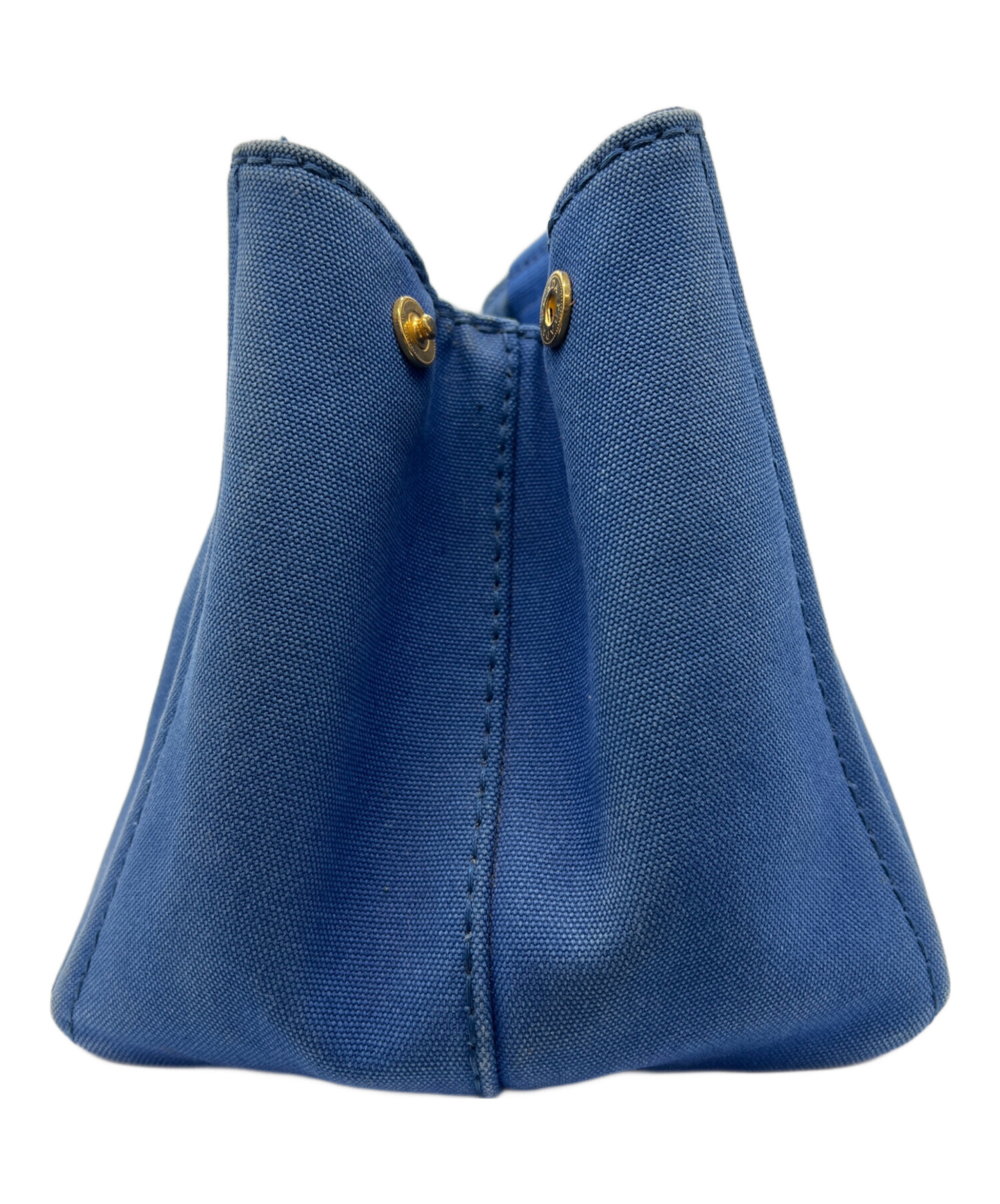中古・古着通販】PRADA (プラダ) ハンドバッグ カナパM ブルー 