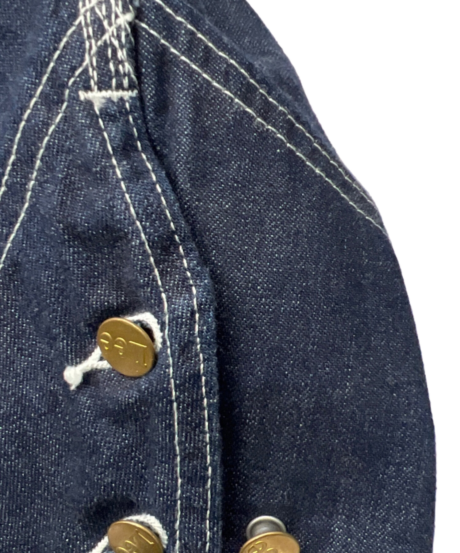 中古・古着通販】LEE (リー) カバーオール ブルー サイズ:S｜ブランド