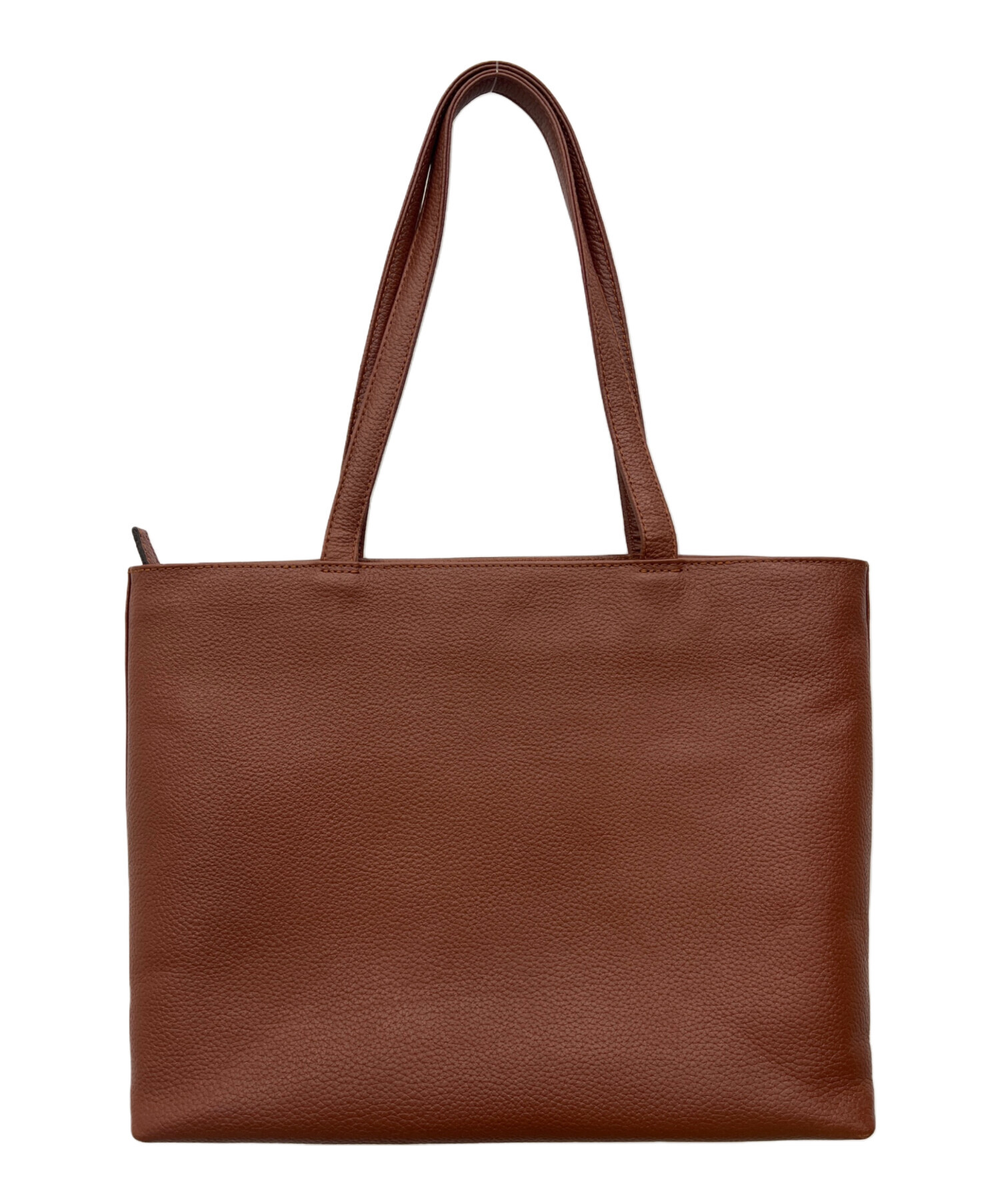 中古・古着通販】HushTug (ハッシュタグ) レザートートバッグ ブラウン