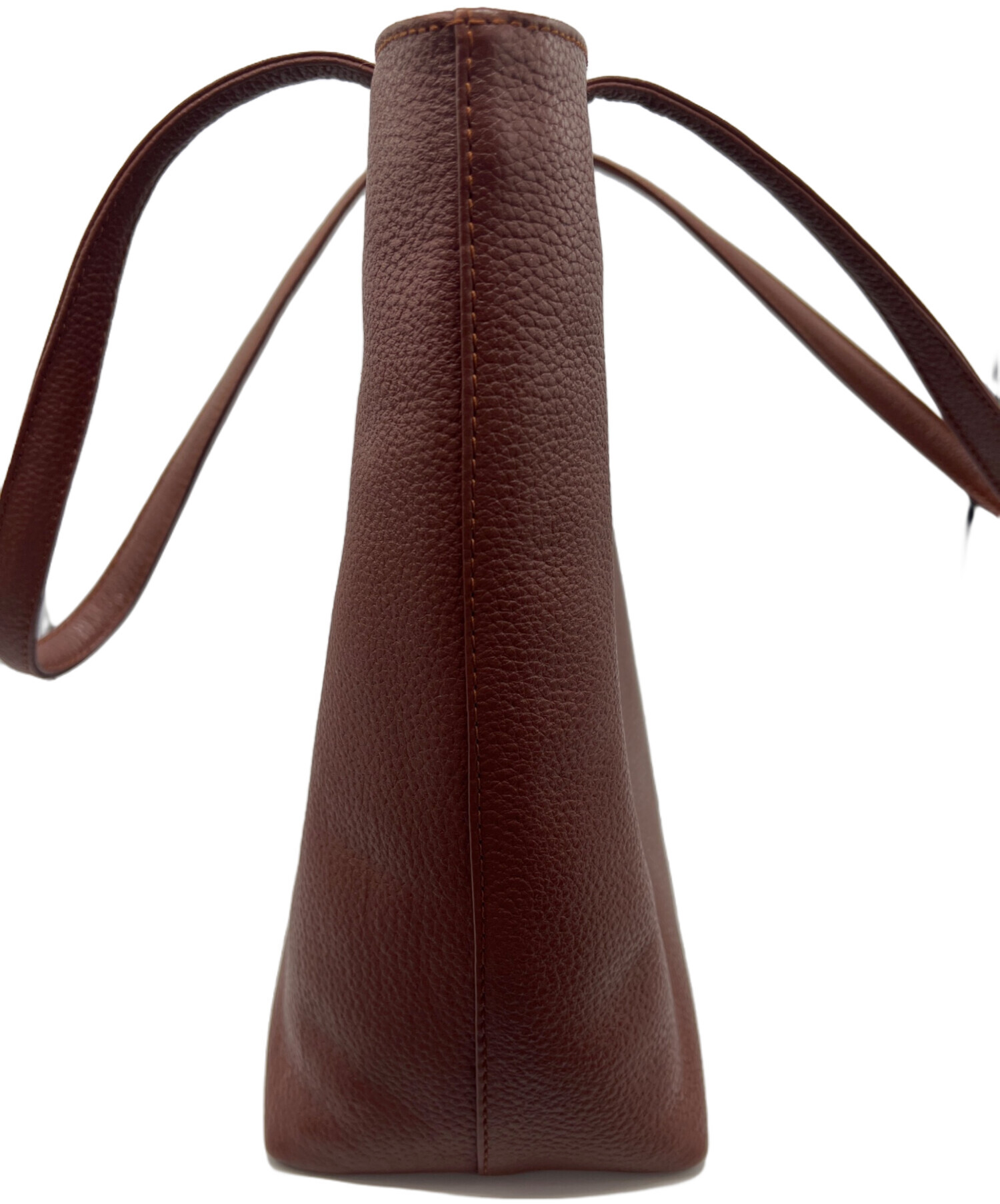 中古・古着通販】HushTug (ハッシュタグ) レザートートバッグ ブラウン