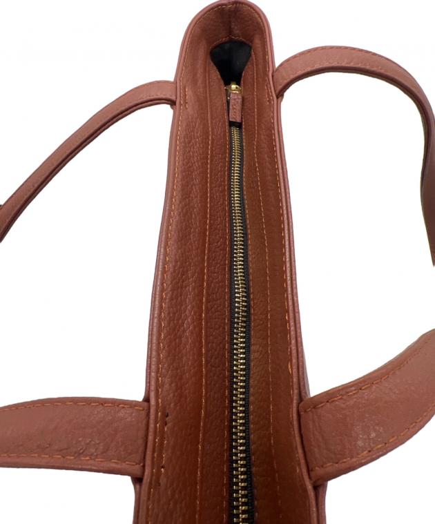 中古・古着通販】HushTug (ハッシュタグ) レザートートバッグ ブラウン