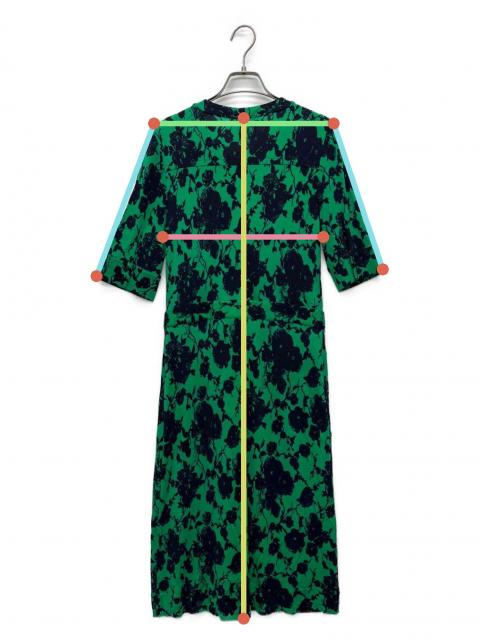 専用出品　新品未使用品　タグ付　トリーバーチ　麻　半袖ワンピース　生成り 中古・古着通販】TORY BURCH (トリーバーチ) 半袖ワンピース グリーン