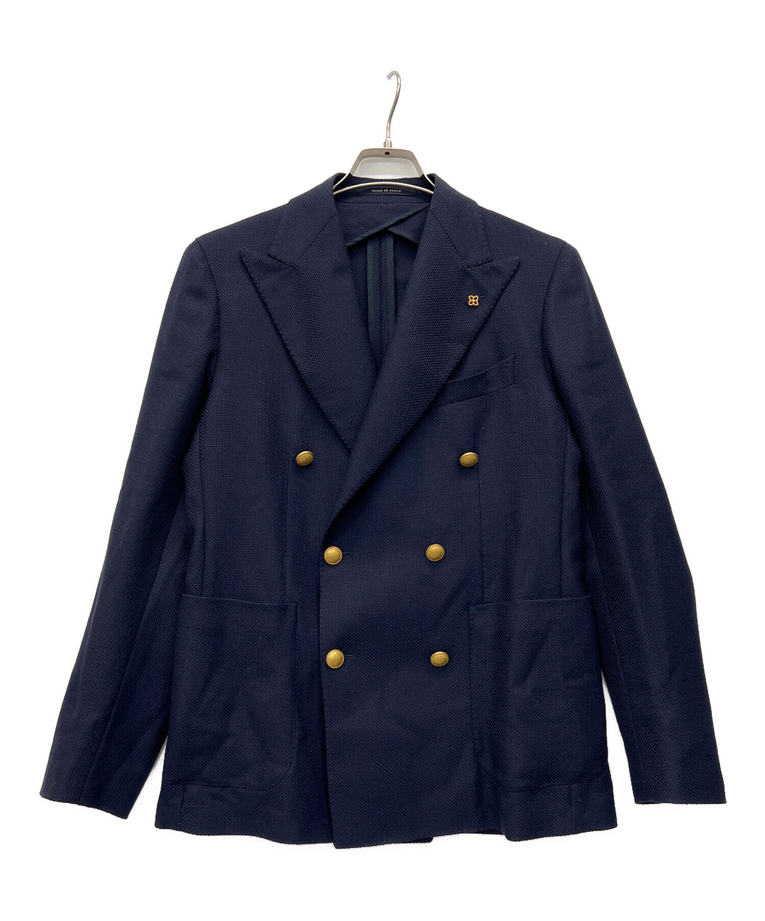 <美品>TAGLIATORE ネイビー ウール ダブル ジャケット サイズ50 美品>TAGLIATORE ネイビー ウール ダブル ニットジャケット 50 - メルカリ