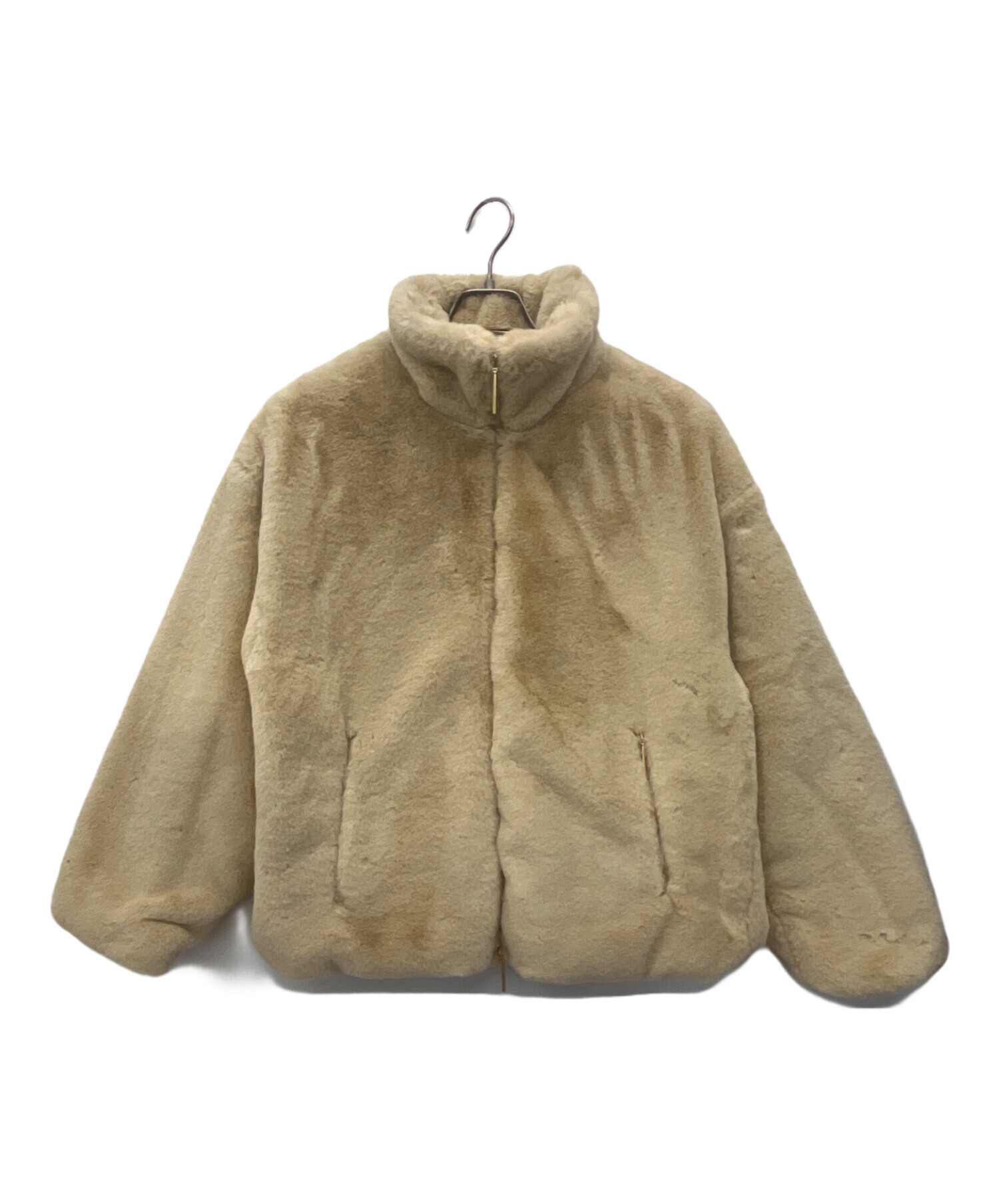 中古・古着通販】TATRAS (タトラス) ボアジャケット ベージュ サイズ:2